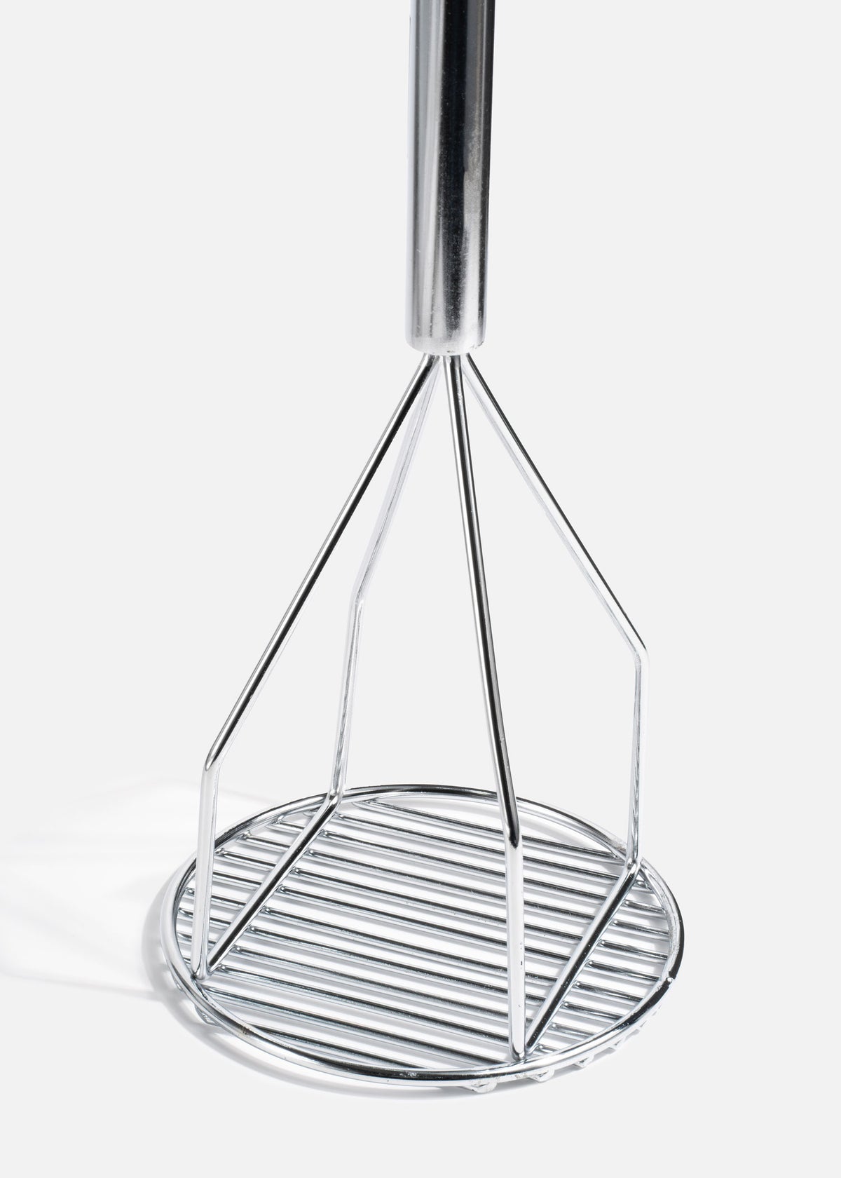 Prensador de papas de acero inoxidable plata 60 cm — imagen de producto