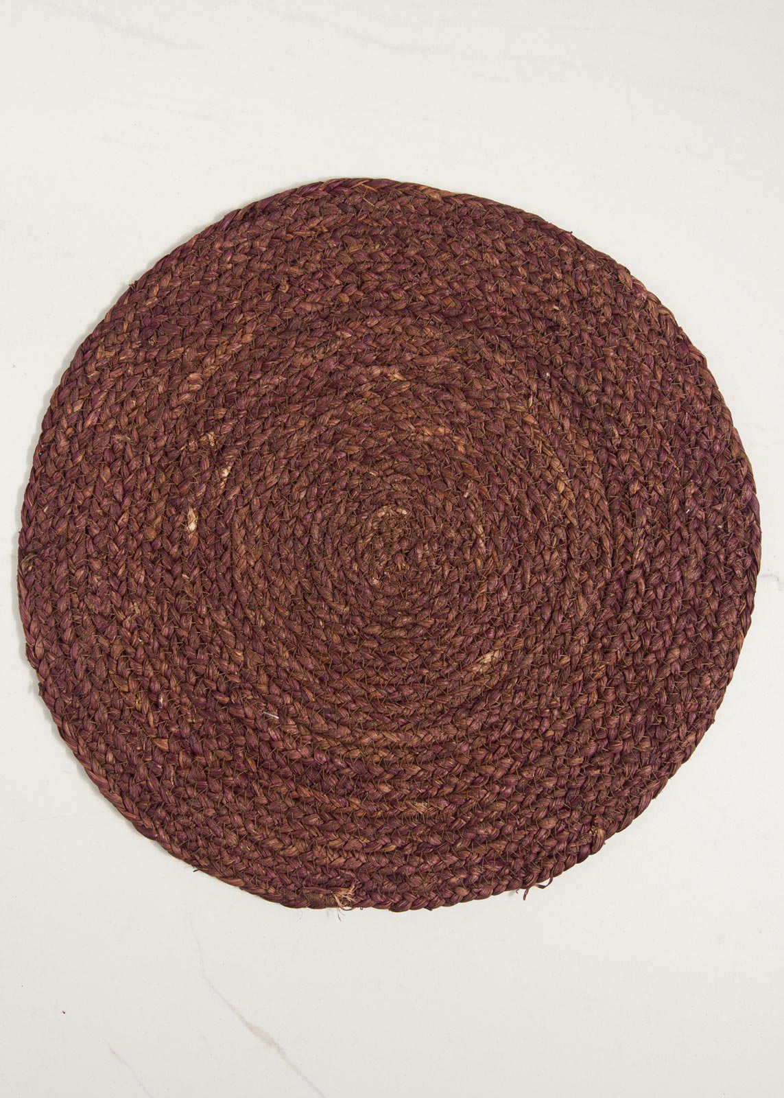 Mantel individual de fibra natural oscuro Kuno 38 cm 1 Pz