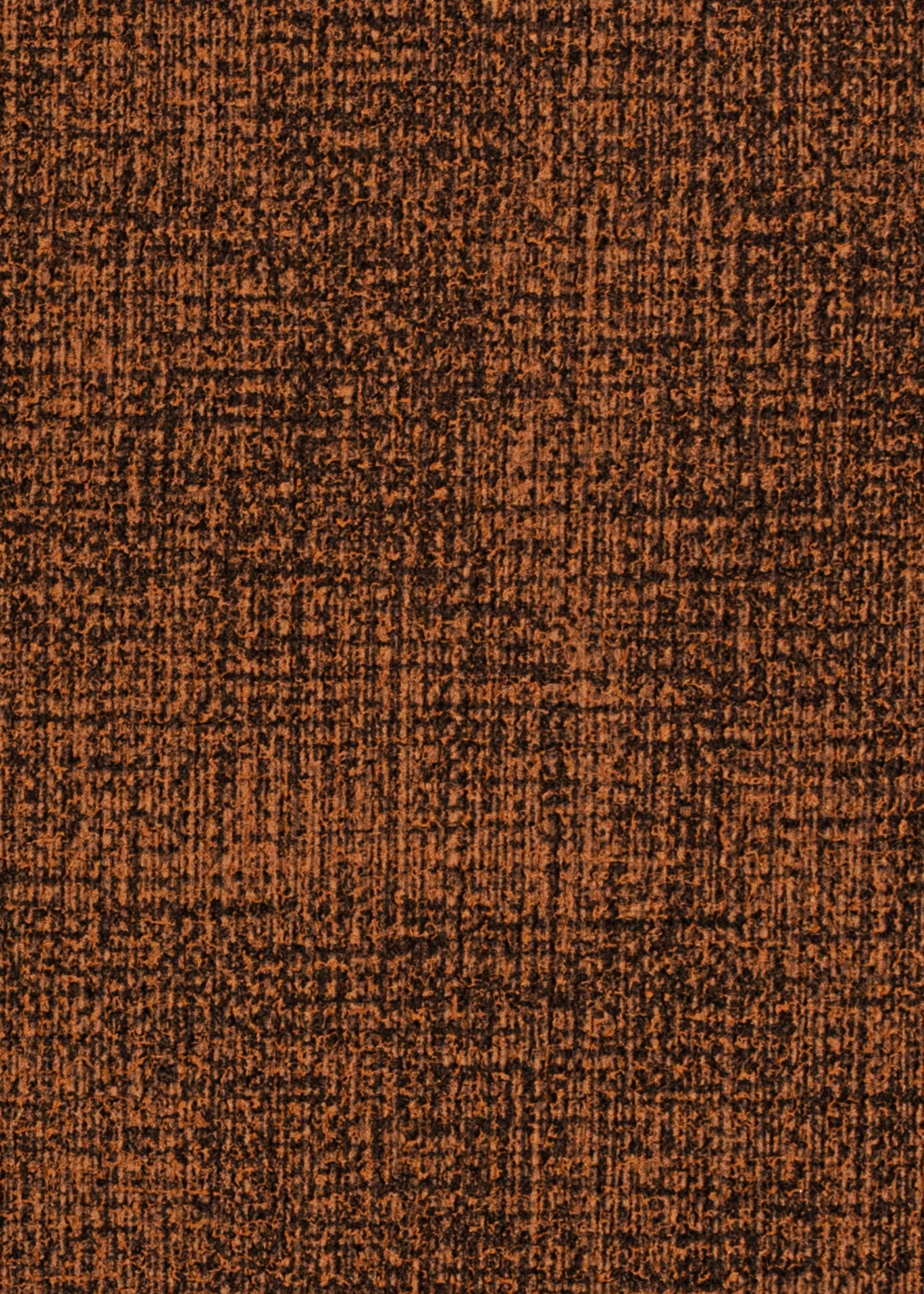 Detalle de la textura y acabado mate del mantel individual de vinilo café para mesa.