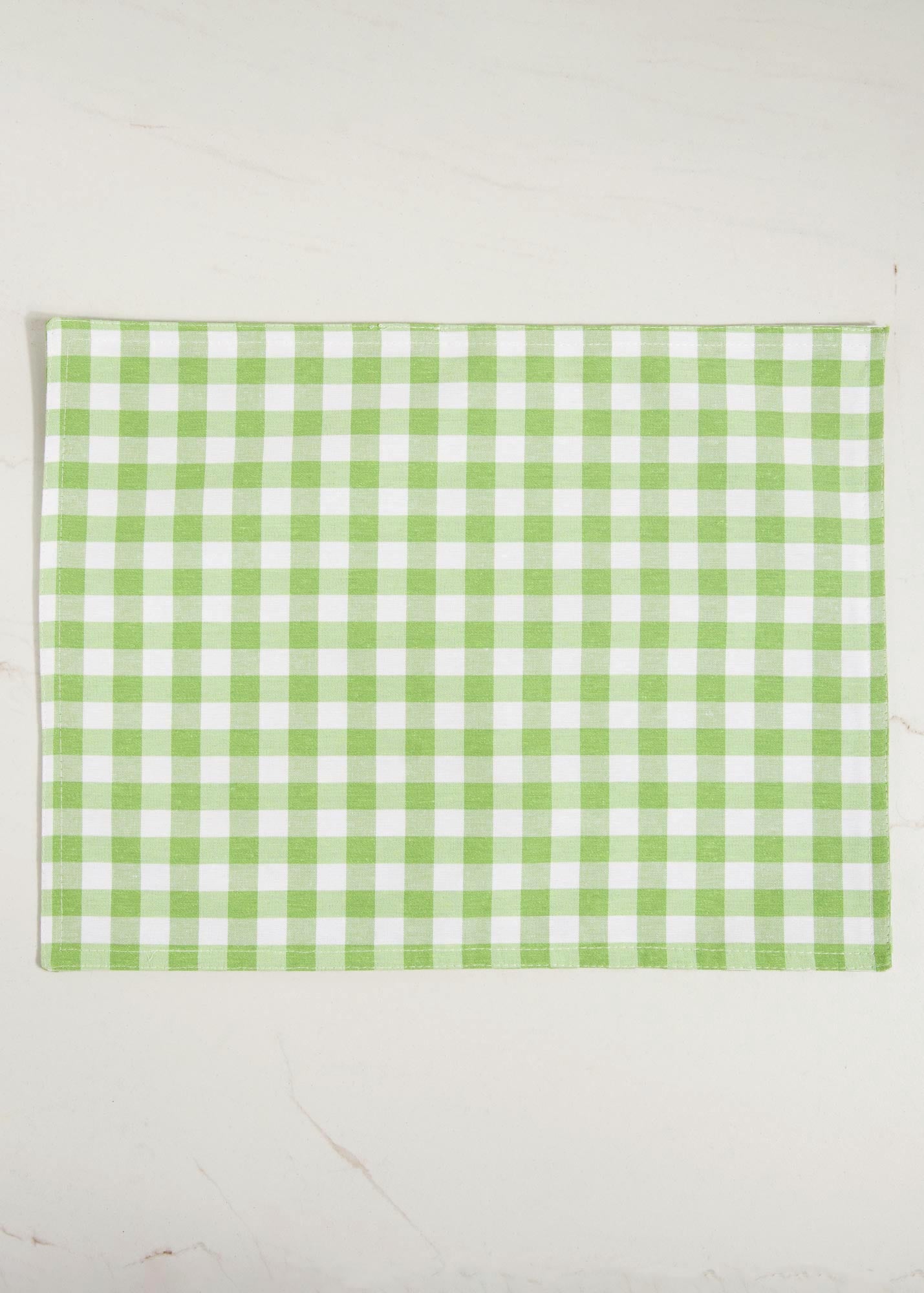 Mantel individual de algodón verde Picknick 35x45 cm 1 Pz