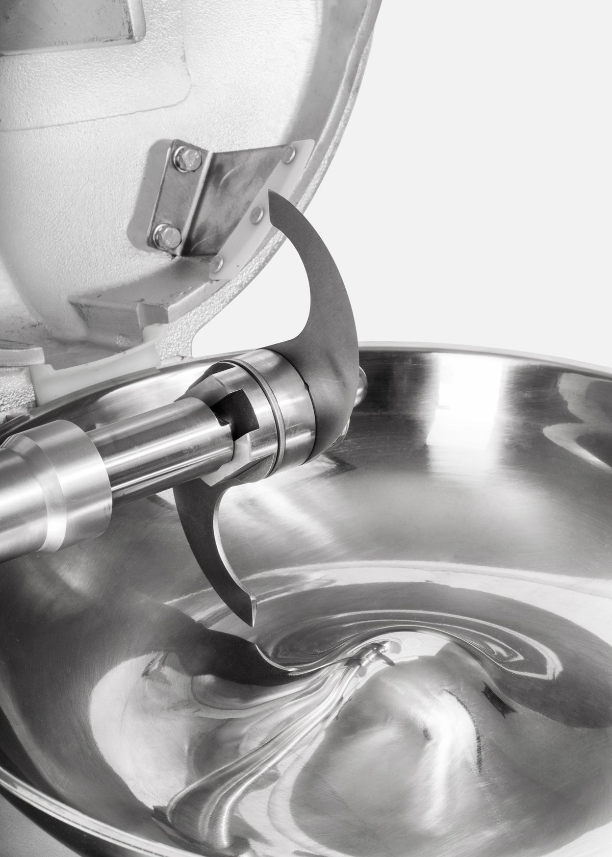 Procesadora de alimentos de mesa de acero inoxidable plata 4 kg