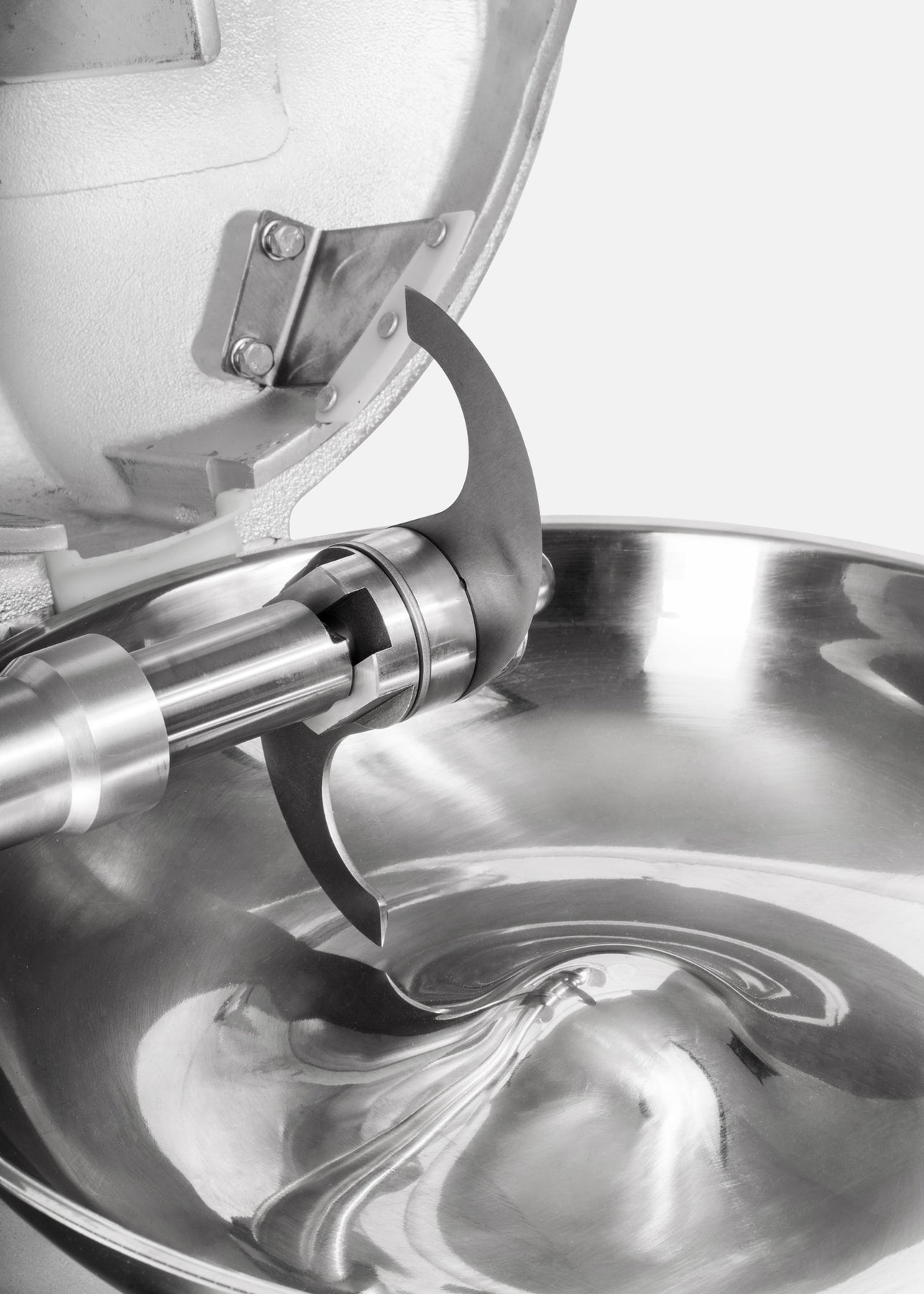 Procesadora de alimentos de mesa de acero inoxidable plata 4 kg