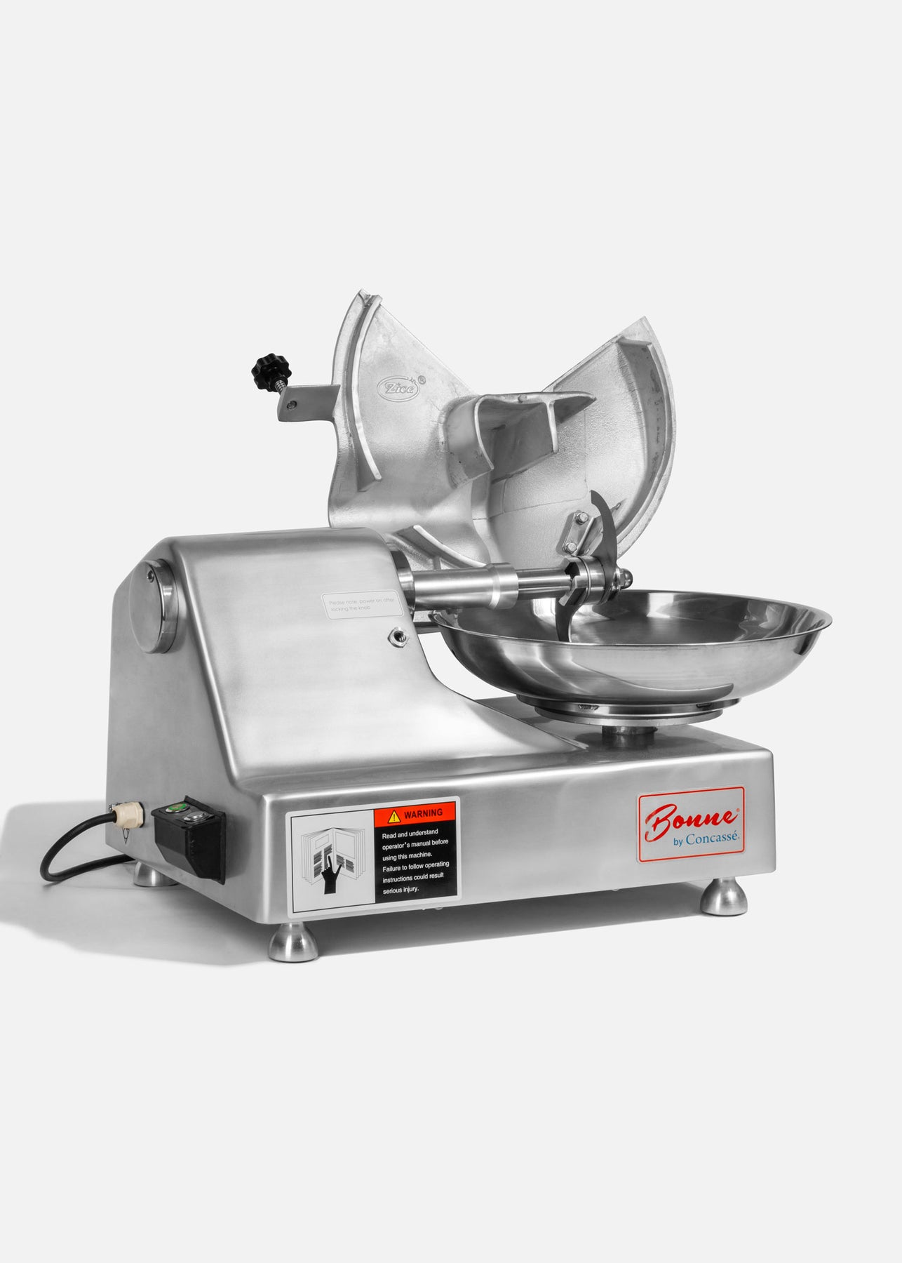 Procesadora de alimentos de mesa de acero inoxidable plata 4 kg