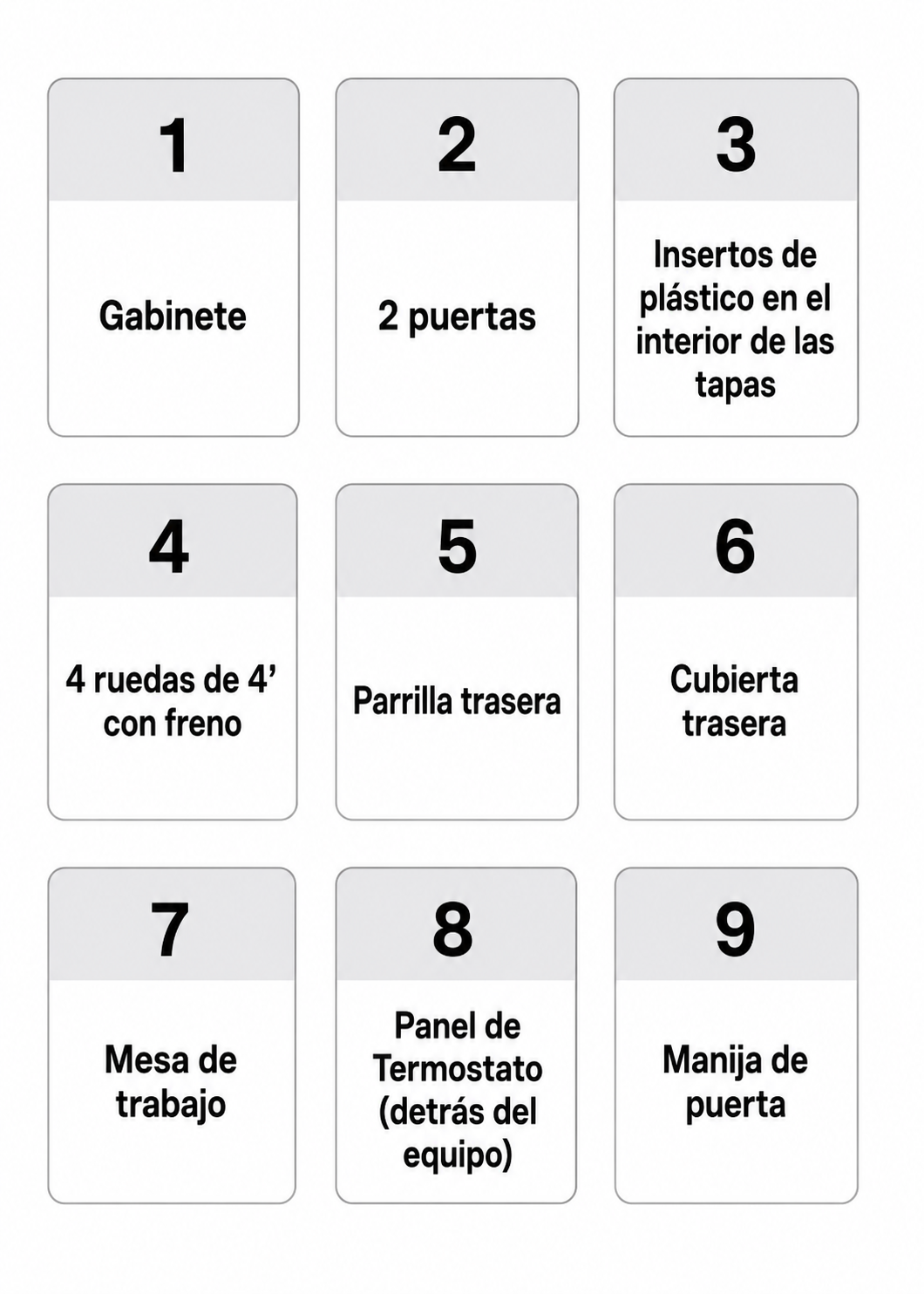 compra mesa refrigerada rhino de venta solo en maha