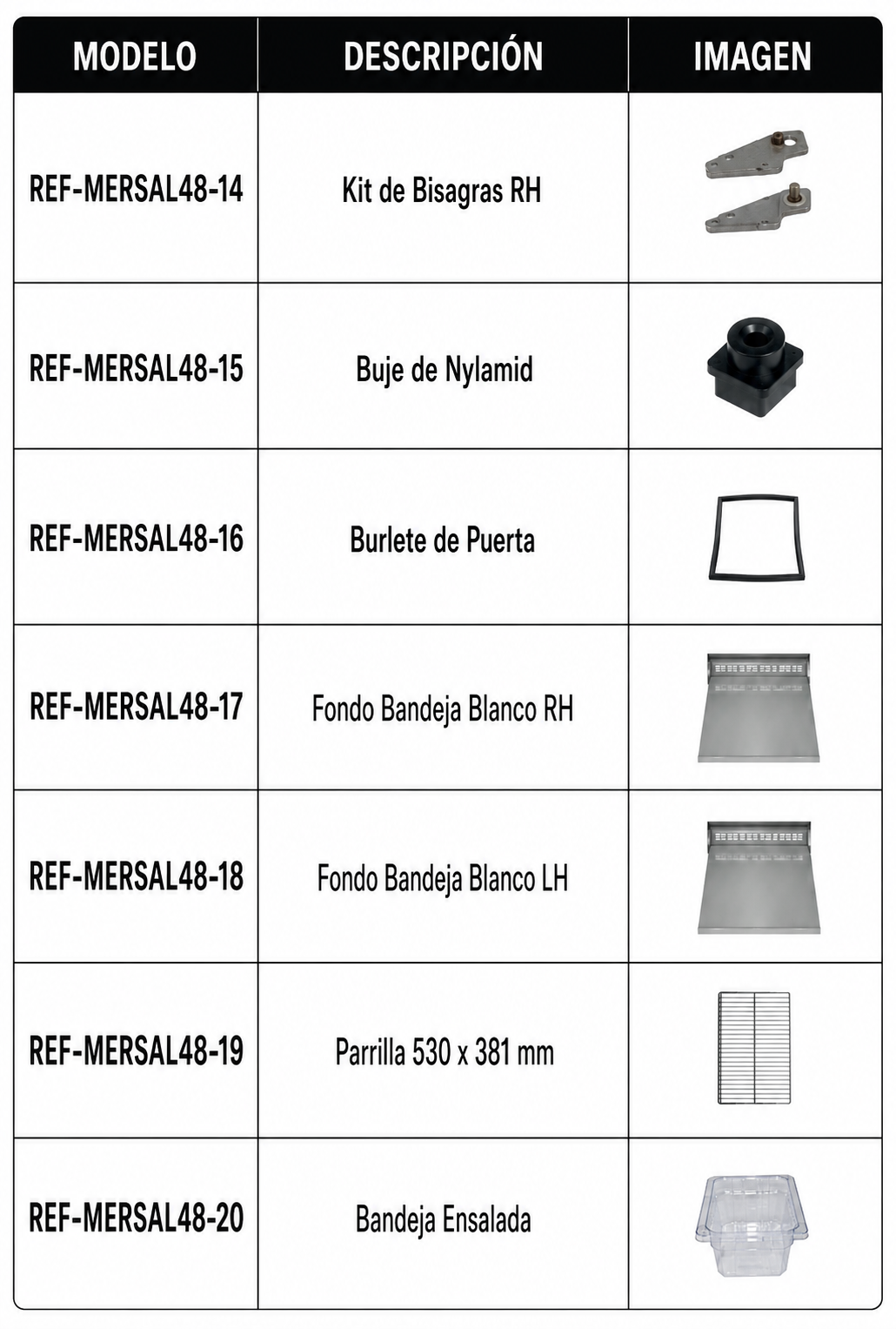 compra mesa refrigerada rhino de venta solo en maha