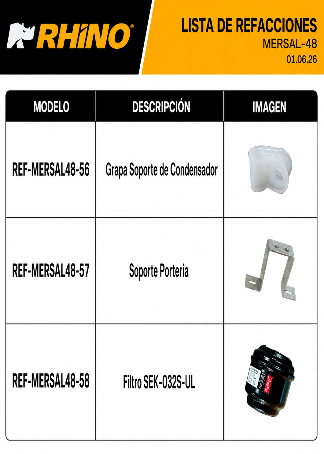 compra mesa refrigerada rhino de venta solo en maha