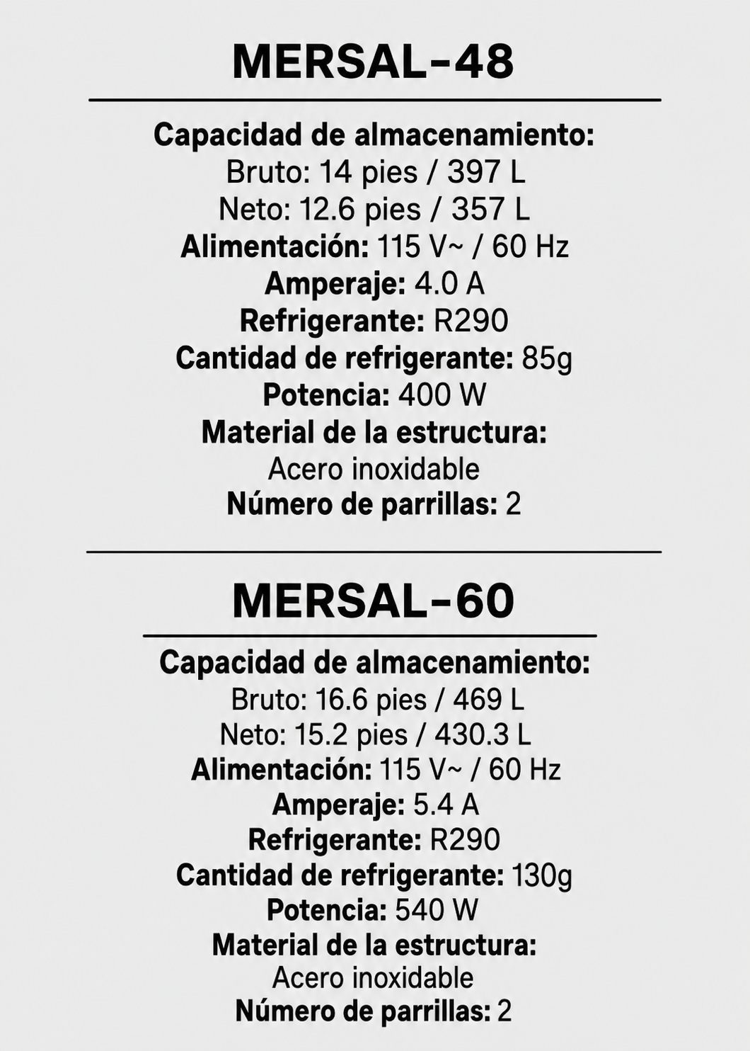 compra mesa refrigerada rhino de venta solo en maha