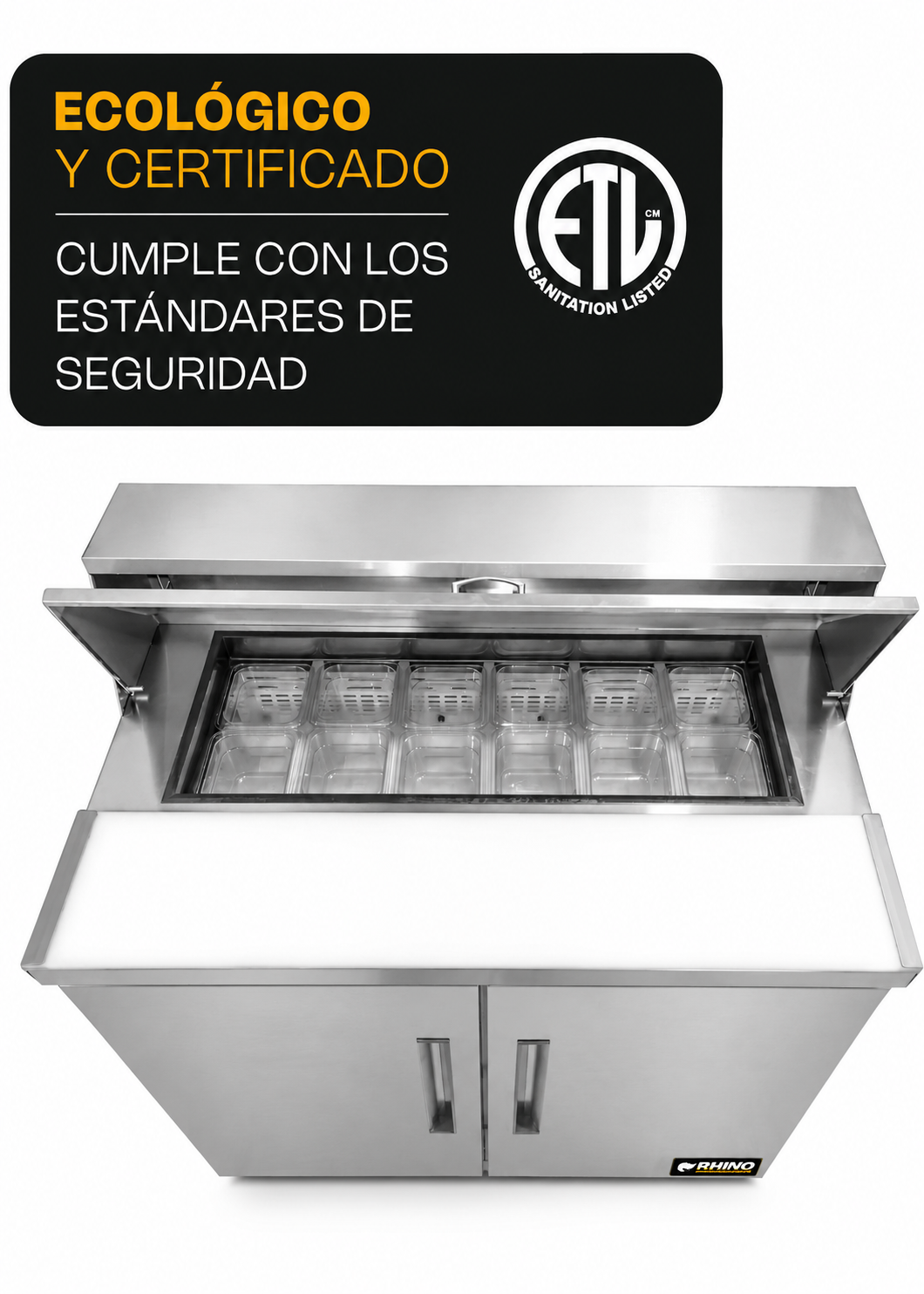compra mesa refrigerada rhino de venta solo en maha