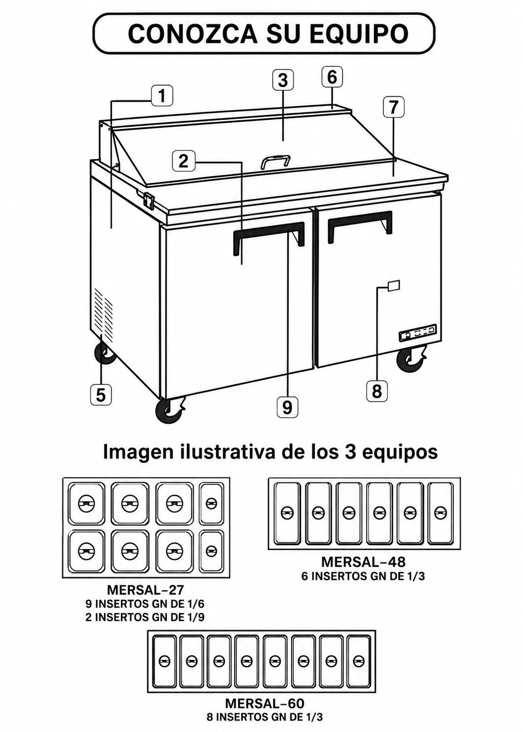 compra mesa refrigerada rhino de venta solo en maha