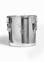 Olla de acero inoxidable 201 de 12 L con clip y tapa de sello hermético, vista principal