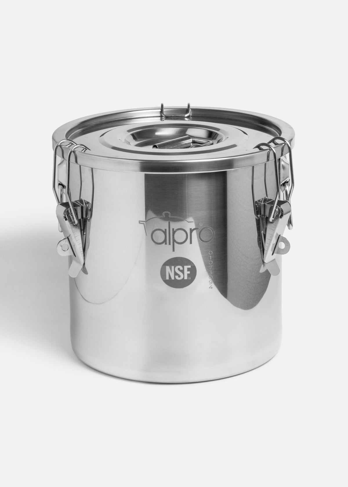 Olla de acero inoxidable 201 de 12 L con clip y tapa de sello hermético, vista de producto 4