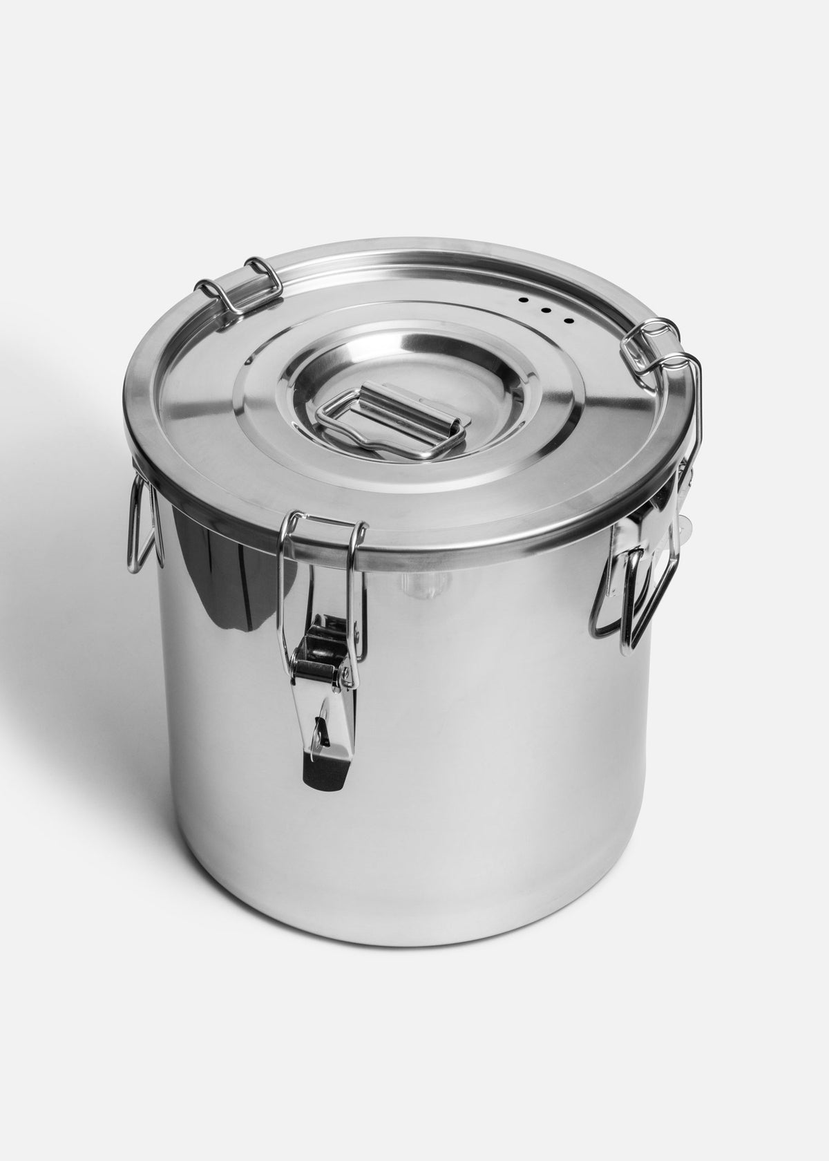 Olla de acero inoxidable 201 de 12 L con clip y tapa de sello hermético, vista de producto 7