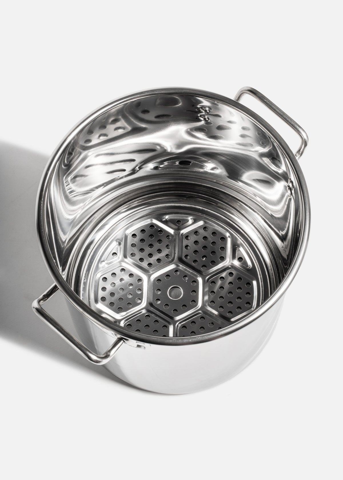 Olla de acero inoxidable 201 plata con tapa 20.8 L — imagen de producto