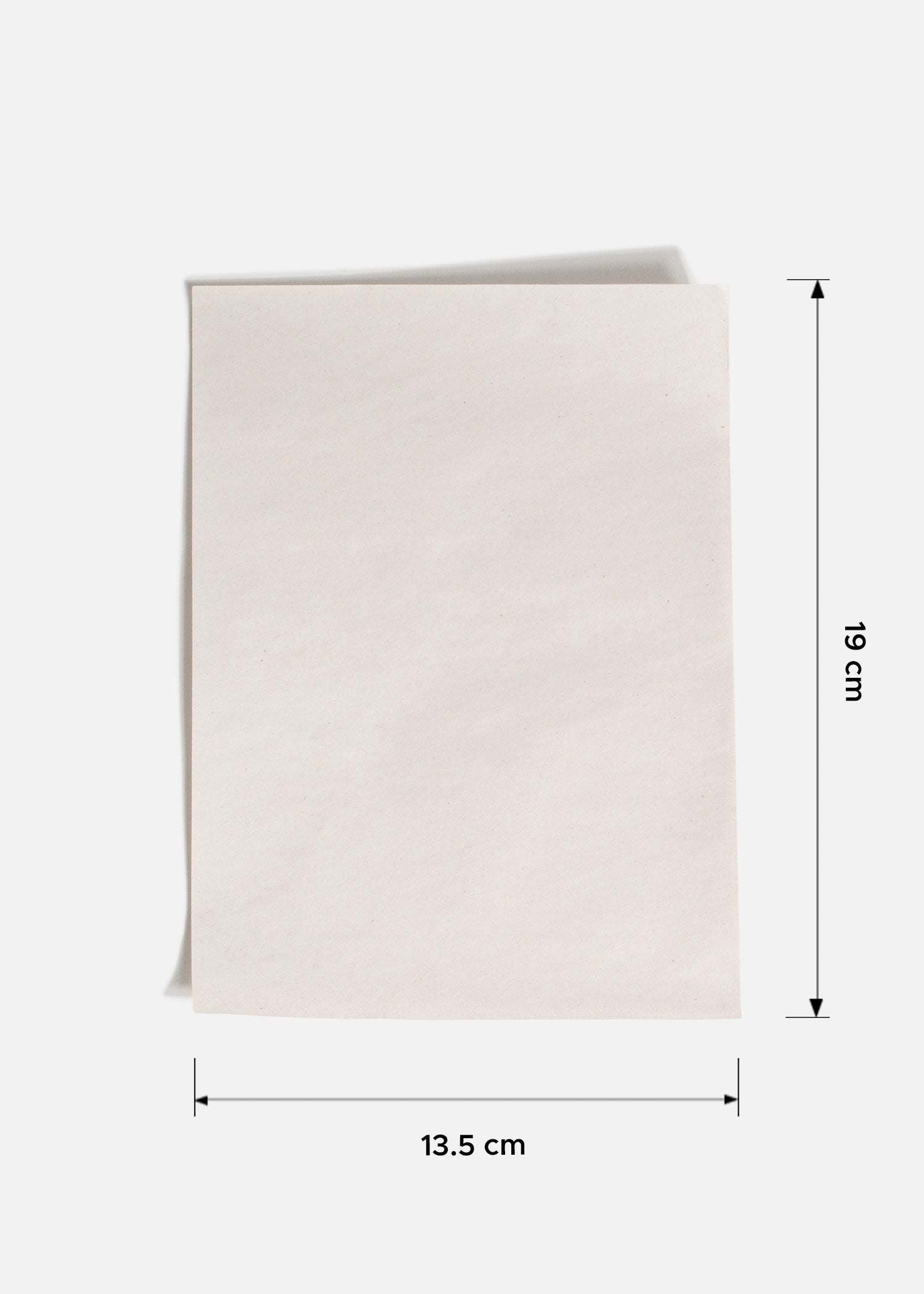 Papel encerado gris grado alimenticio para tacos 13.5x19 cm. Paquete de 5 kg