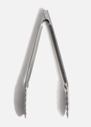 Pinzas para pan y de servicio profesional de acero inoxidable plata  para buffete y cocina 12" — imagen de producto