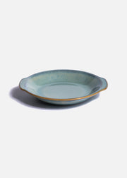 Plato cacerola de porcelana azul Caribe Ø 21 cm 450 ml