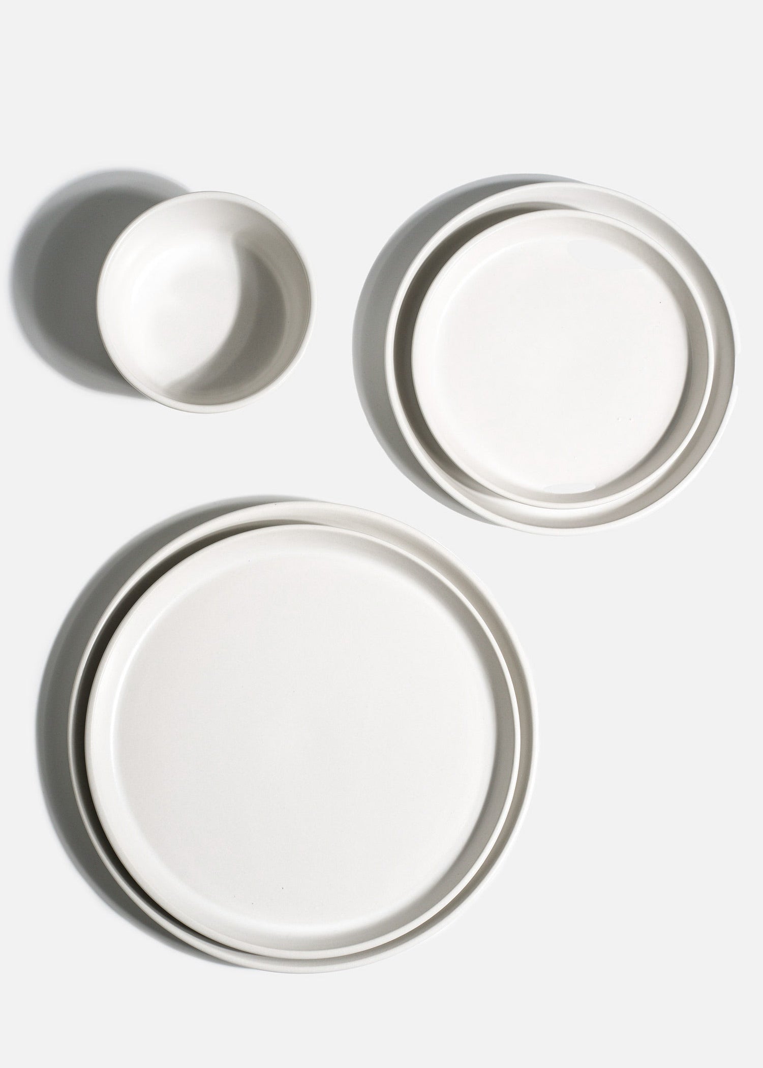 compra platos ceramica blanco maha