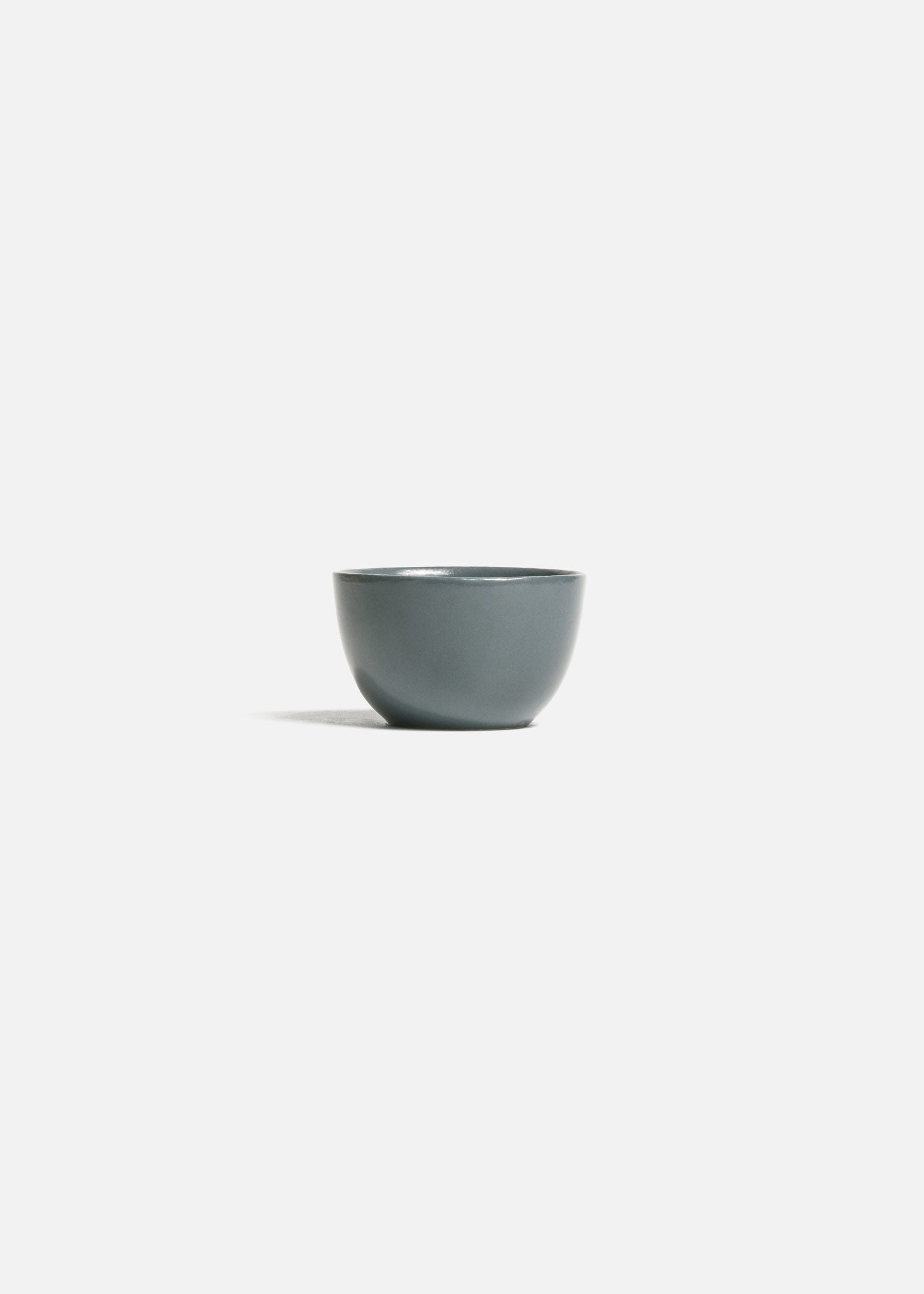 Plato para consomé de cerámica semi mate gris Chicago 220 ml - Ø 9.8 cm