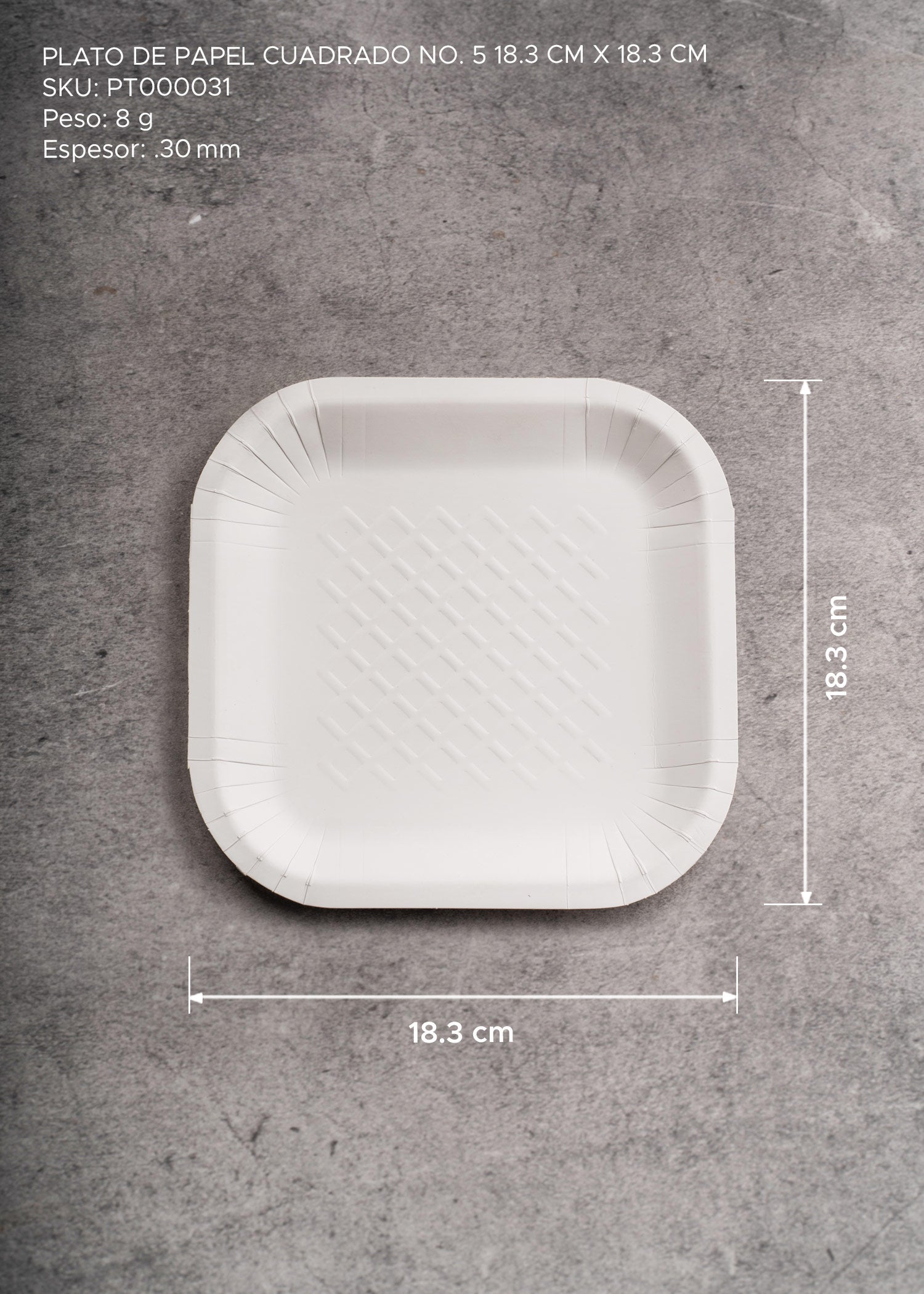 precio platos desechables maha
