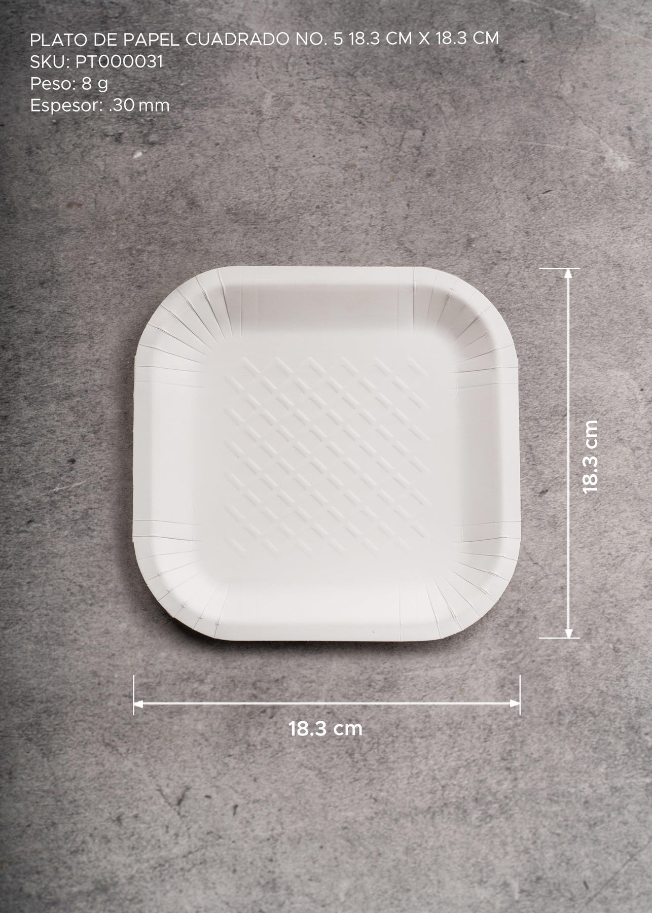 precio platos desechables maha