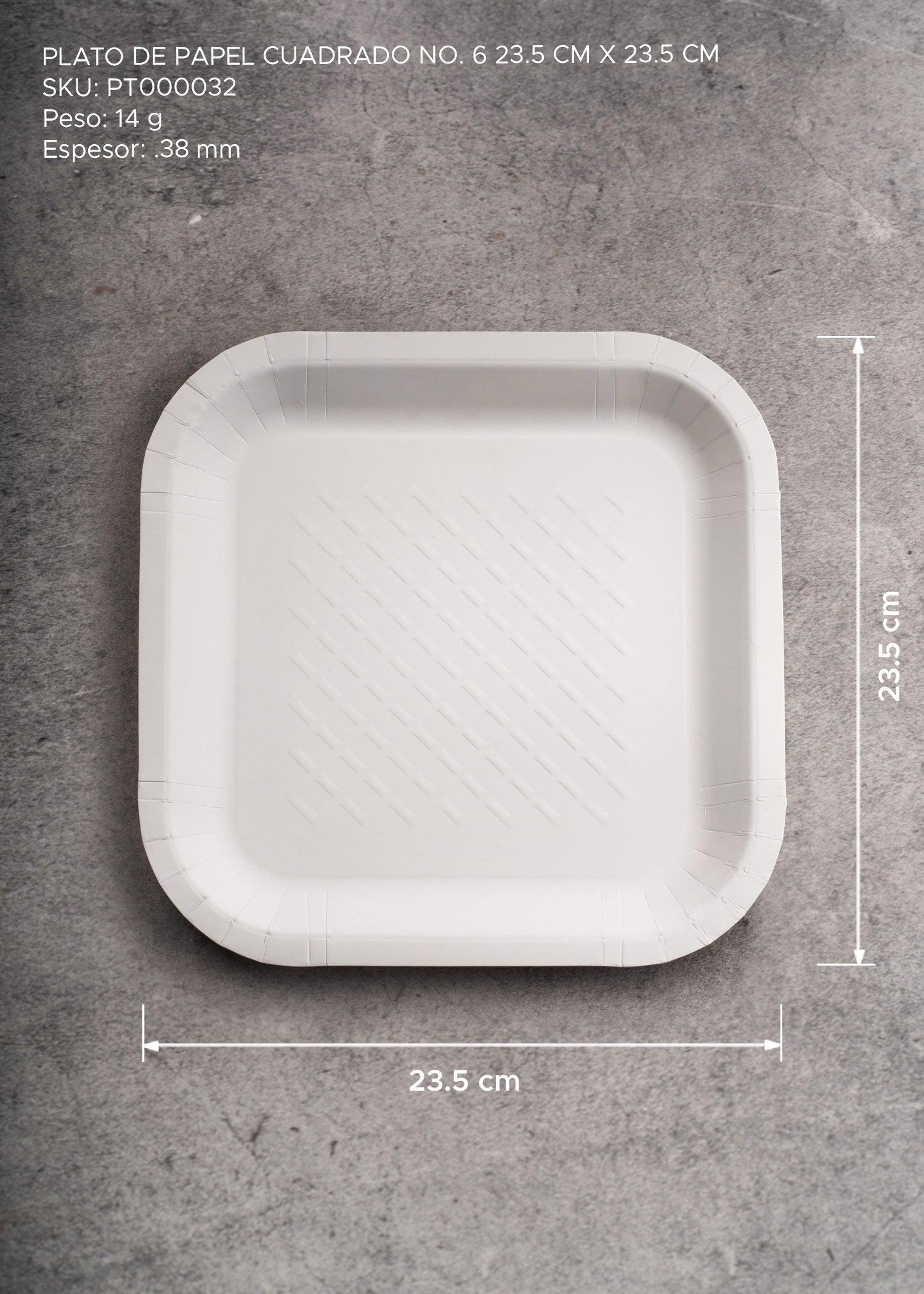 precio plato desechable maha