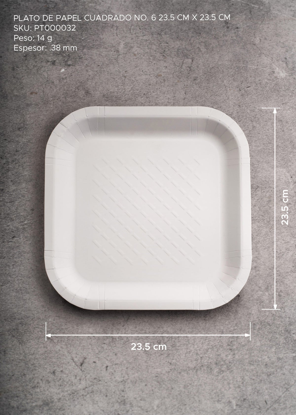 precio plato desechable maha