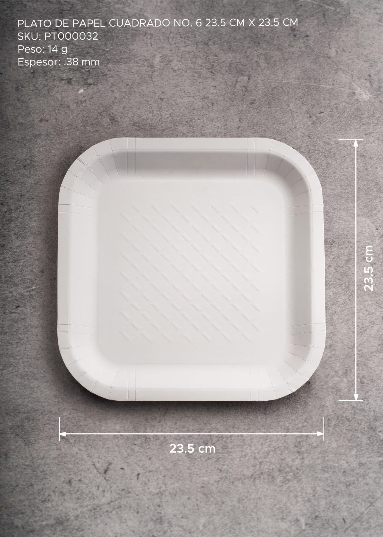 precio plato desechable maha
