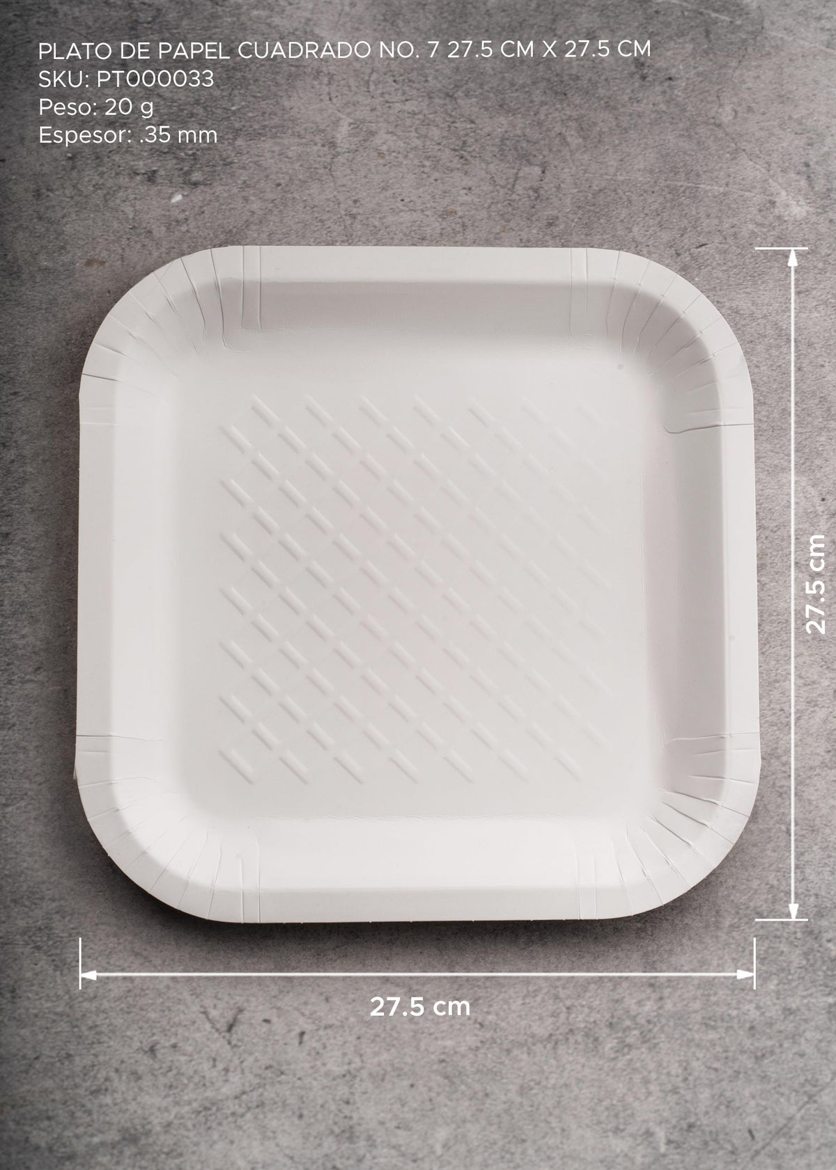 precio platos desechables maha