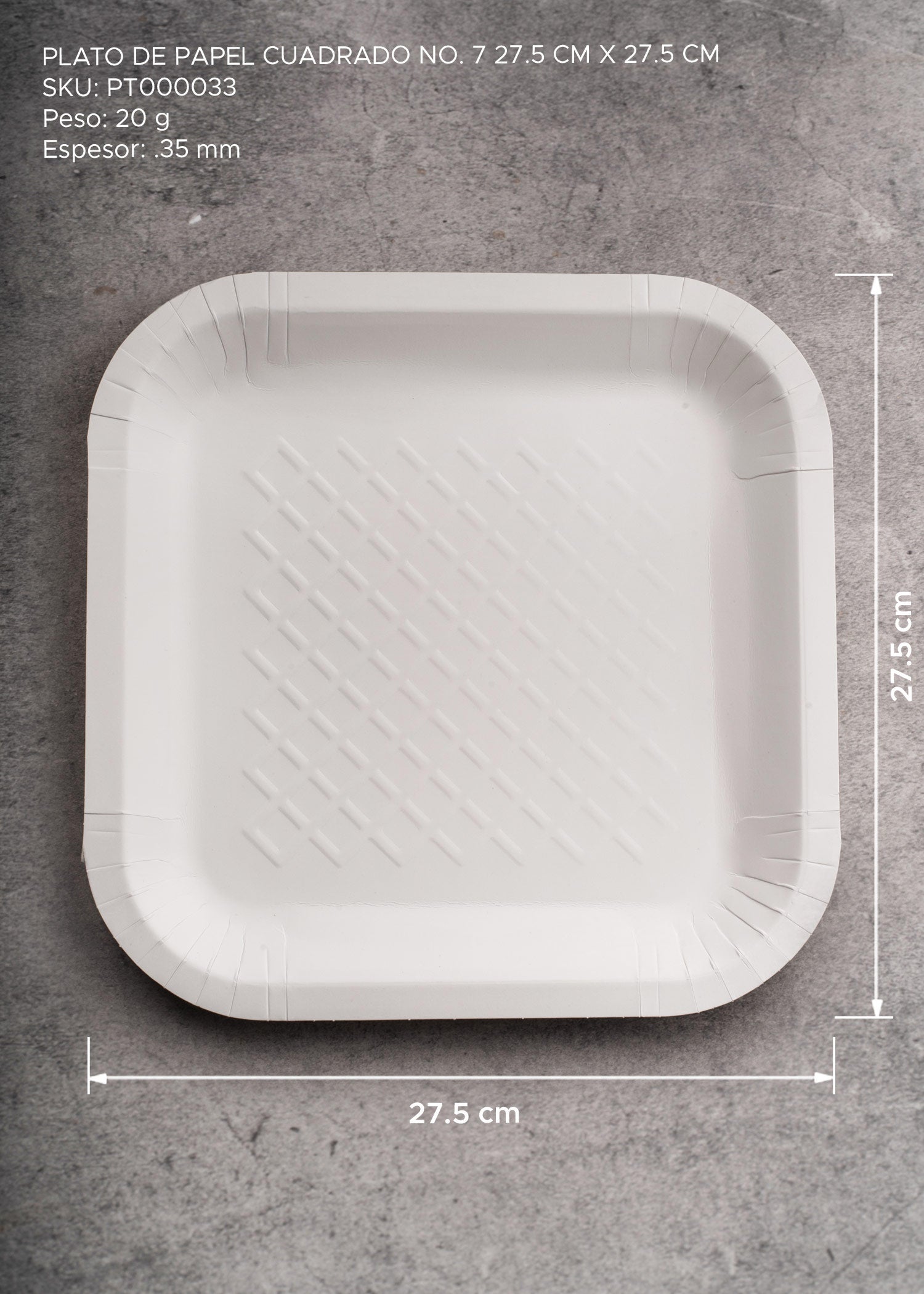 precio platos desechables maha