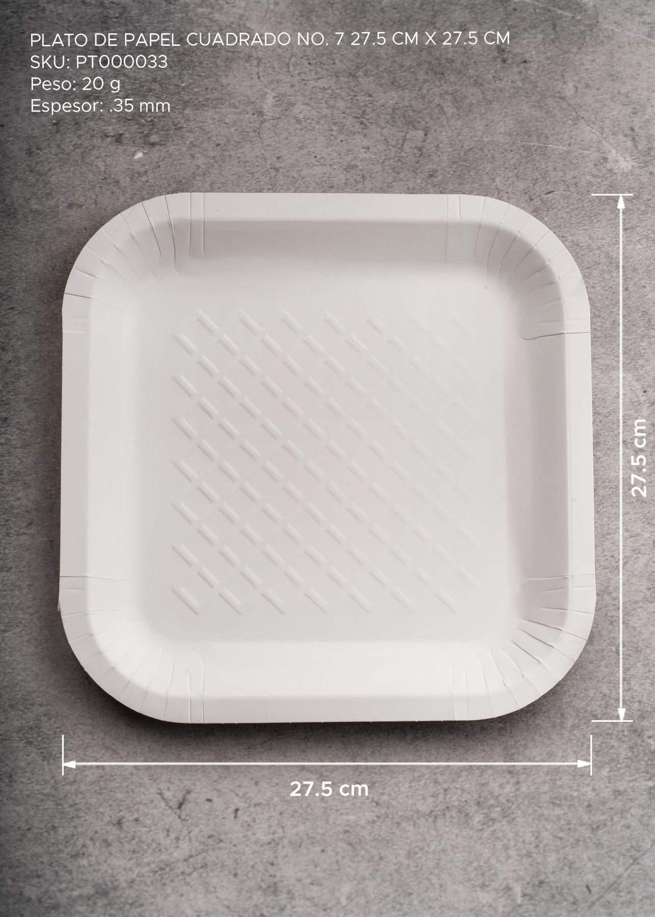 precio platos desechables maha