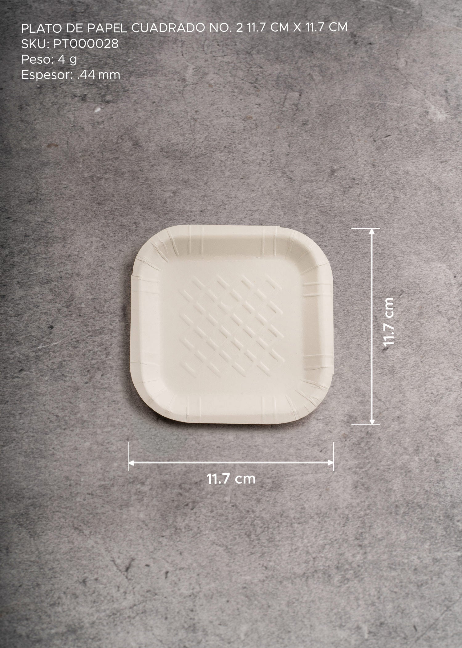 precio plato desechable maha