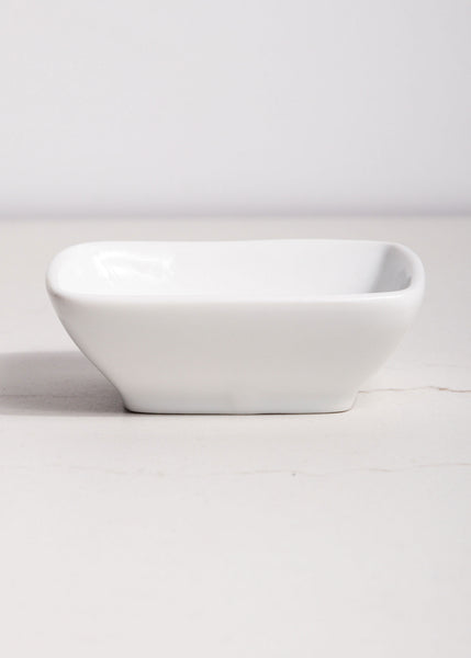 Plato cuadrado hondo blanco Raz Precio Mayoreo MAHA