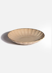 Plato hondo de porcelana beige East Sand 1 L