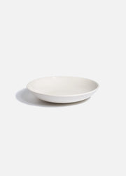 Plato hondo Bloom de porcelana vitrificada blanca de 1 L y 23 cm