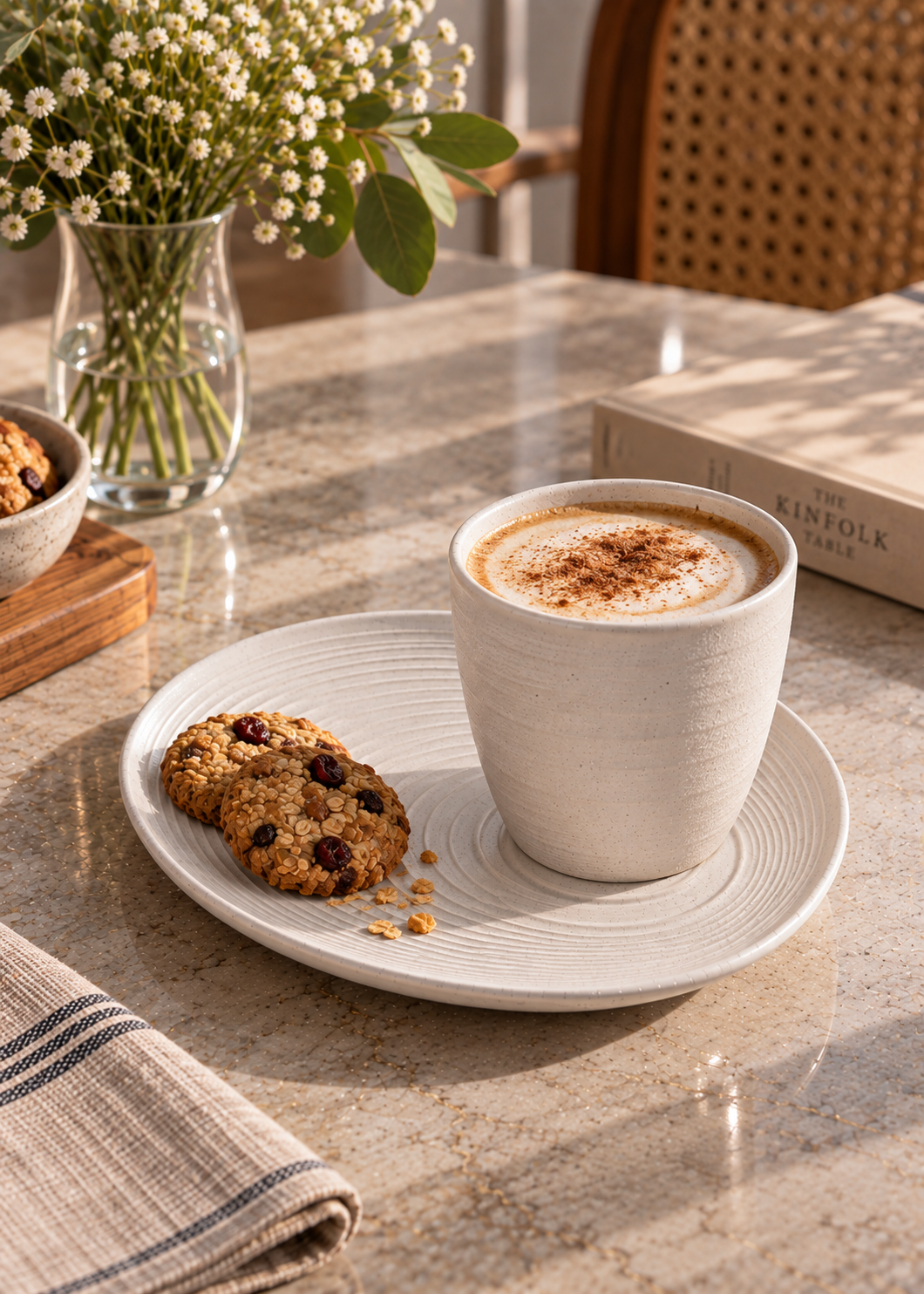 Platillo Liora Ripple para taza y acompañamientos