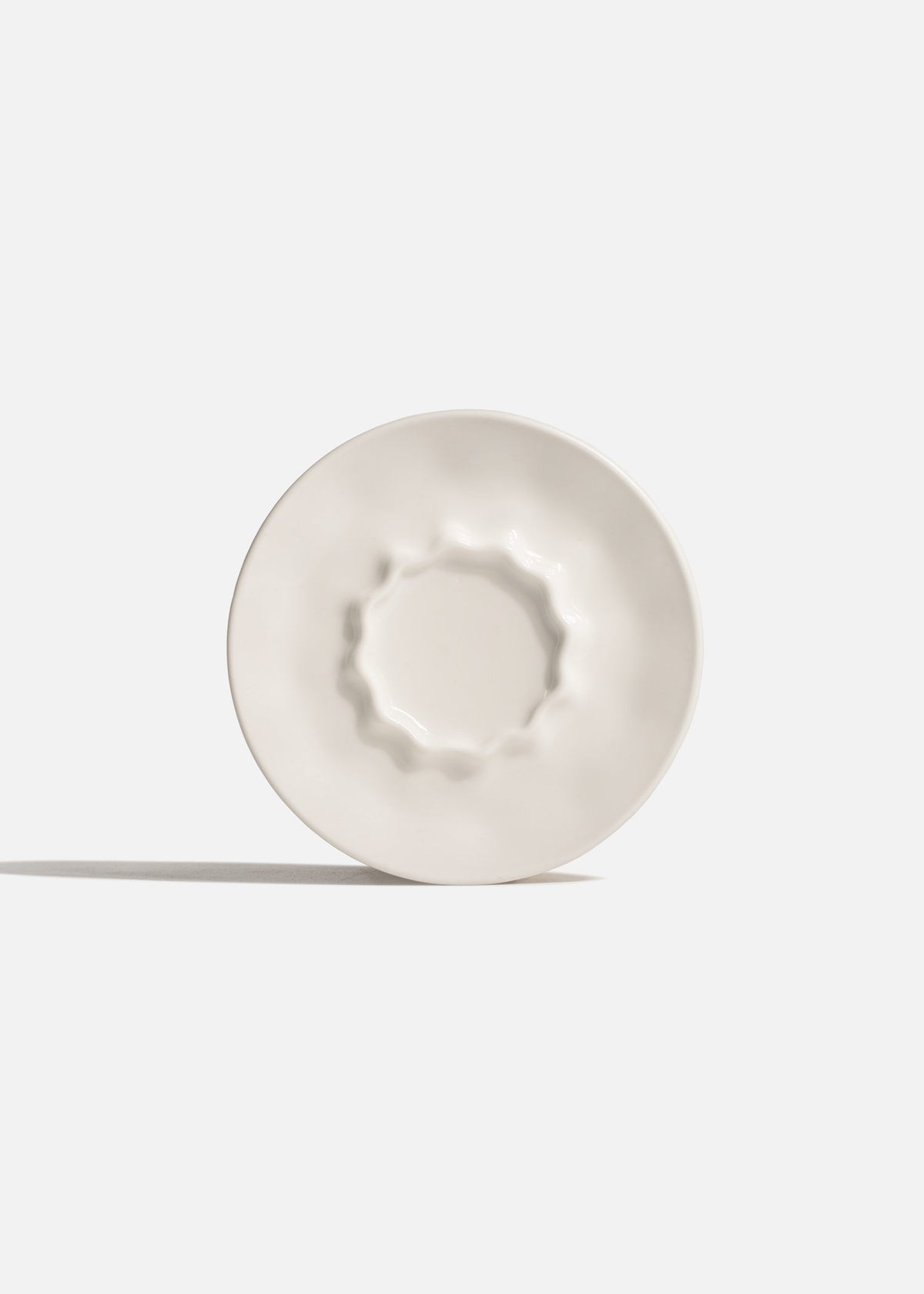 Plato para taza de porcelana blanco Raw Ø 16 cm — imagen de producto