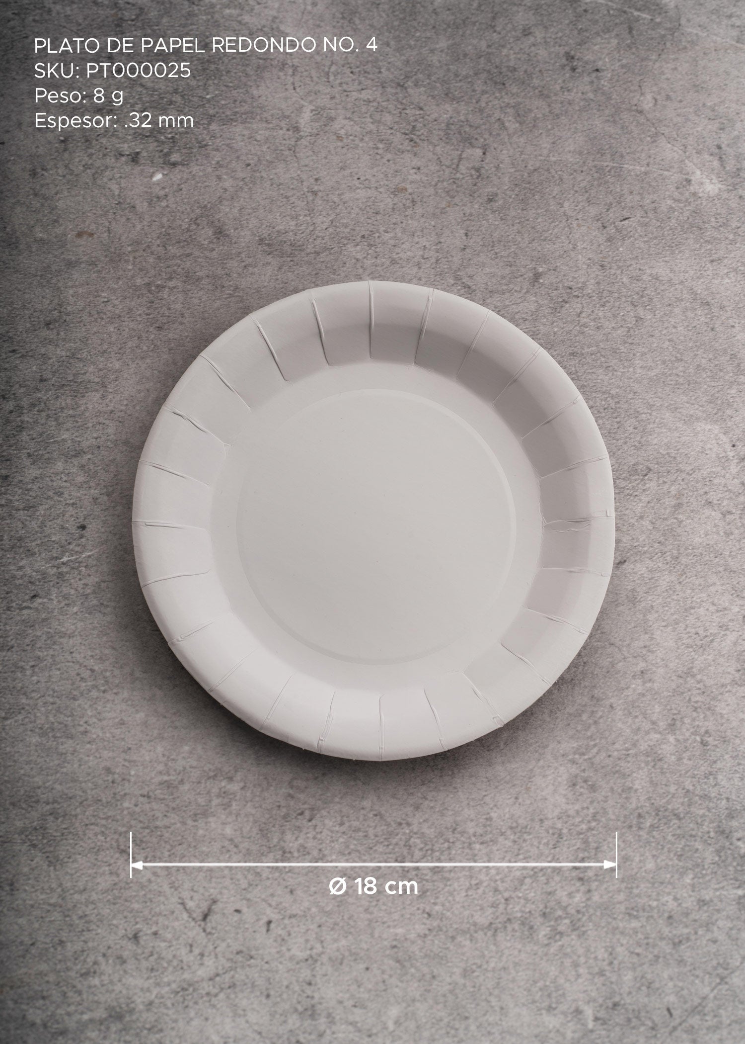precio plato desechable maha