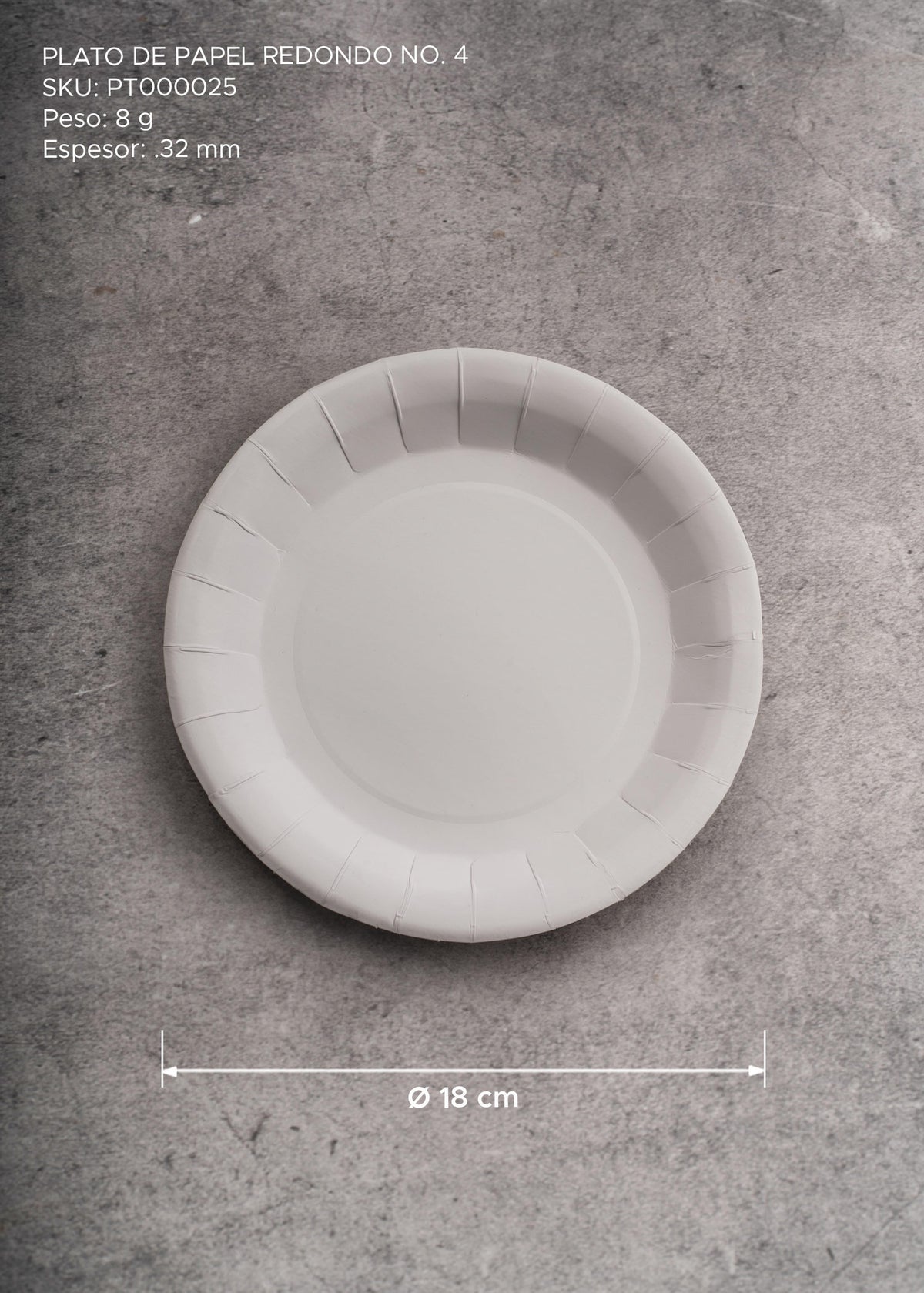 precio plato desechable maha