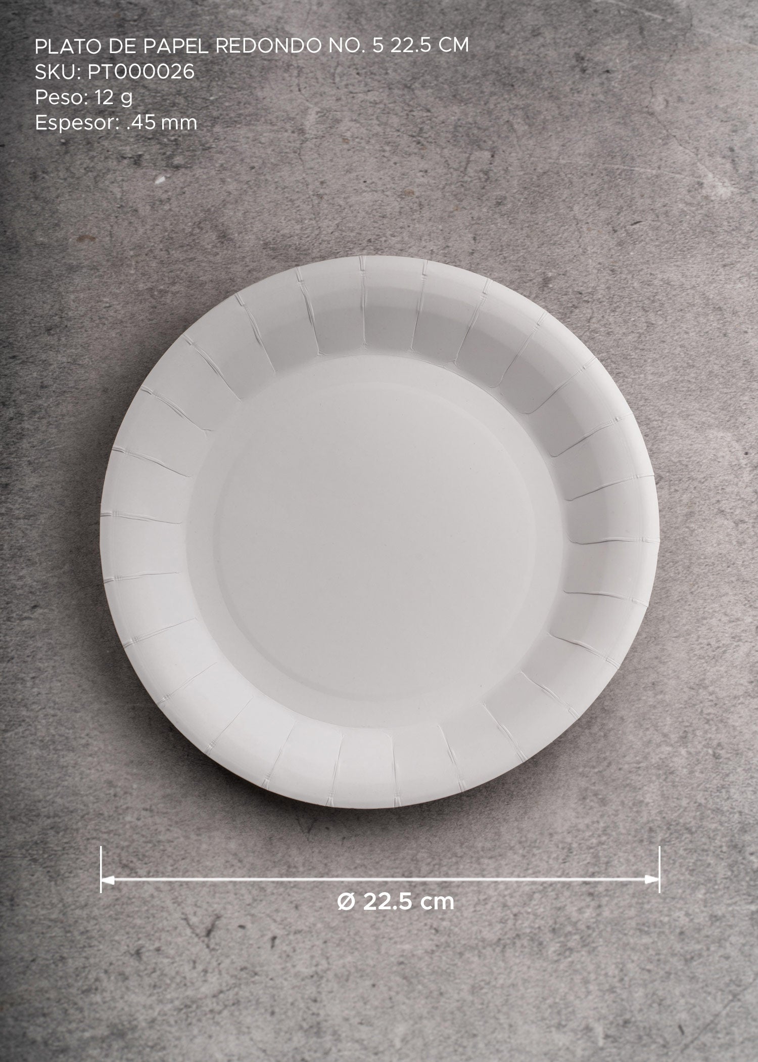 precio platos desechables maha