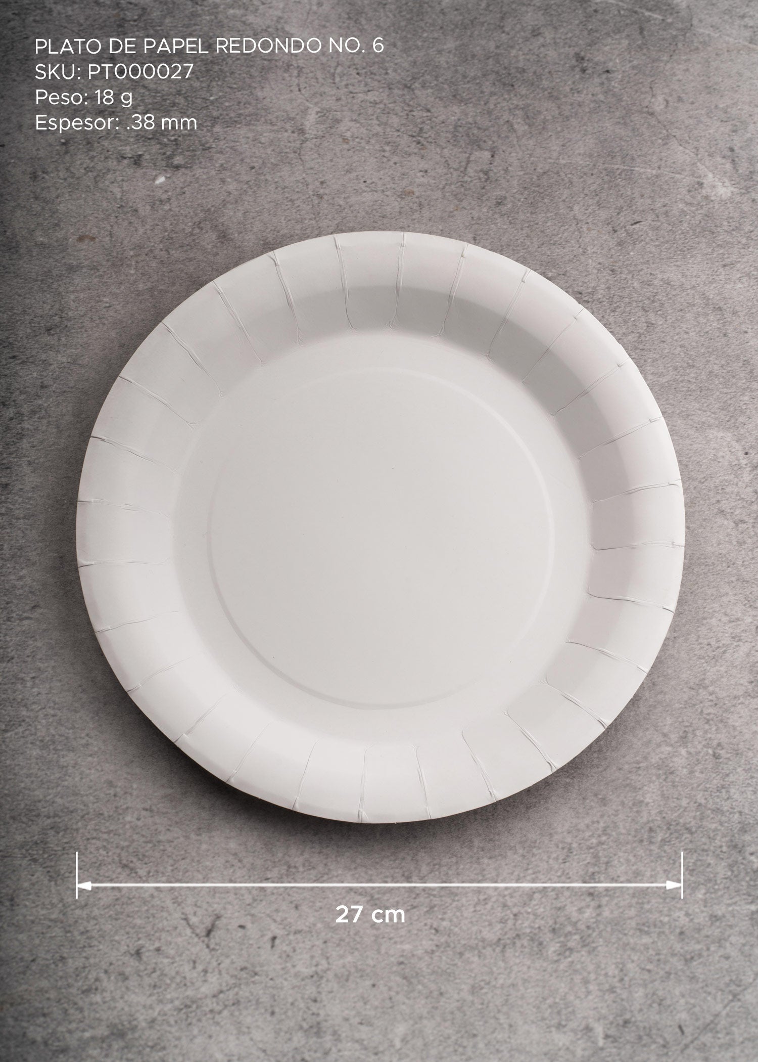 precio platos desechables maha