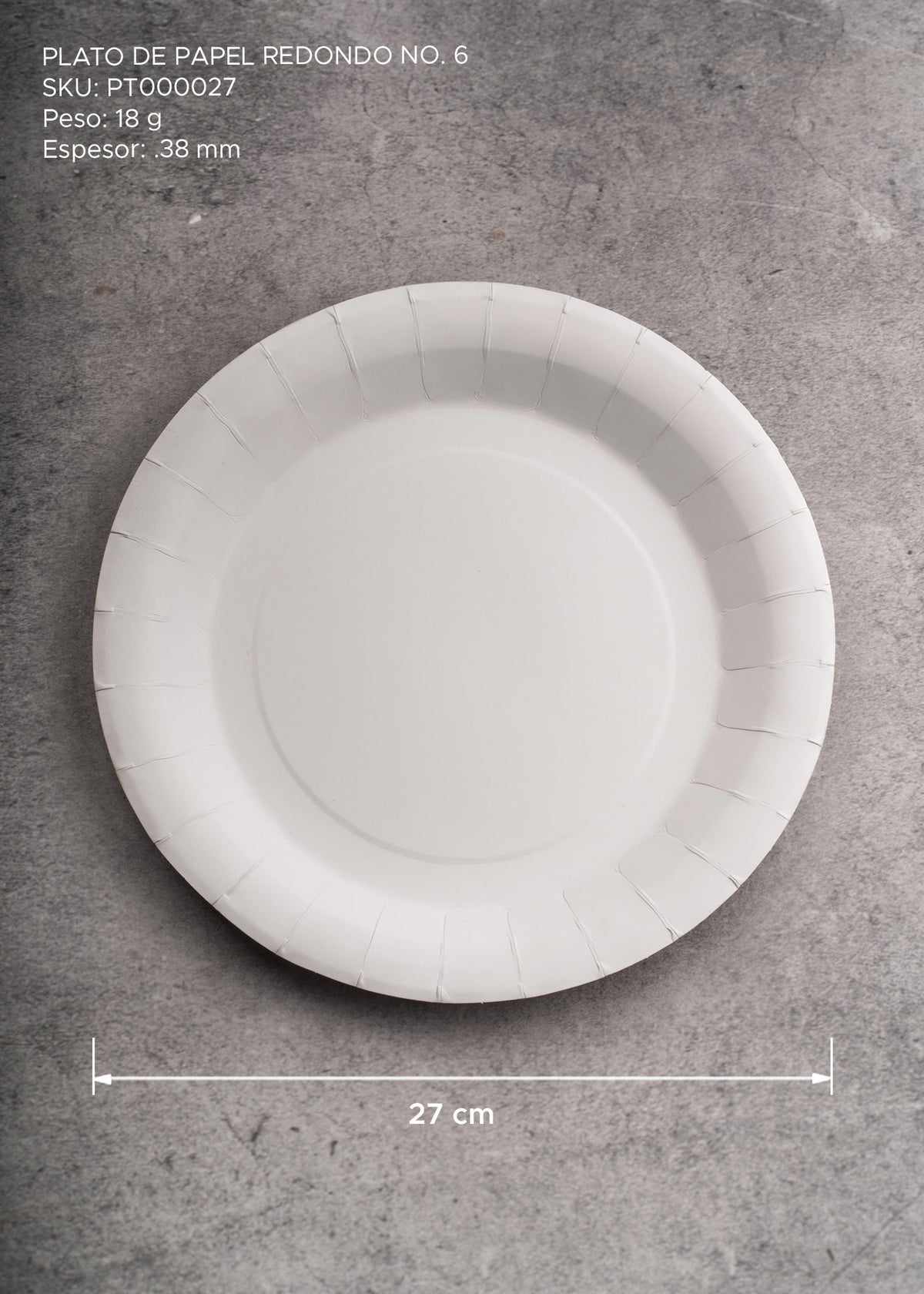 precio platos desechables maha