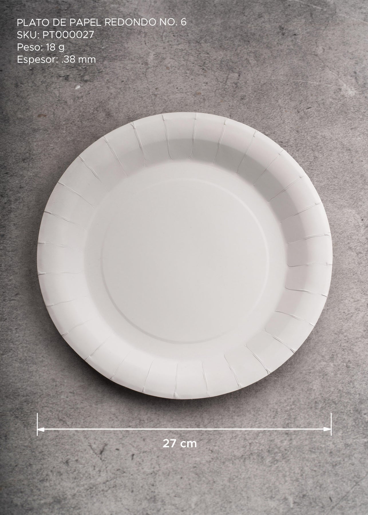 precio platos desechables maha