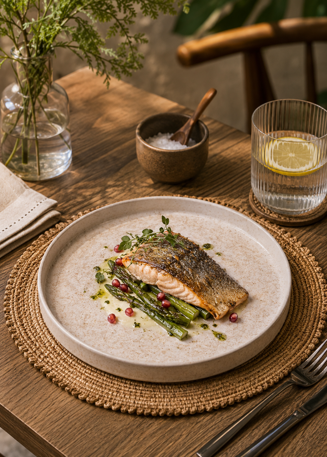 Plato Cuarzo Ahumado de 26 cm para platos principales
