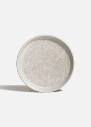 Plato trinche con borde elevado de cerámica cuarzo ahumado Ø 18 cm