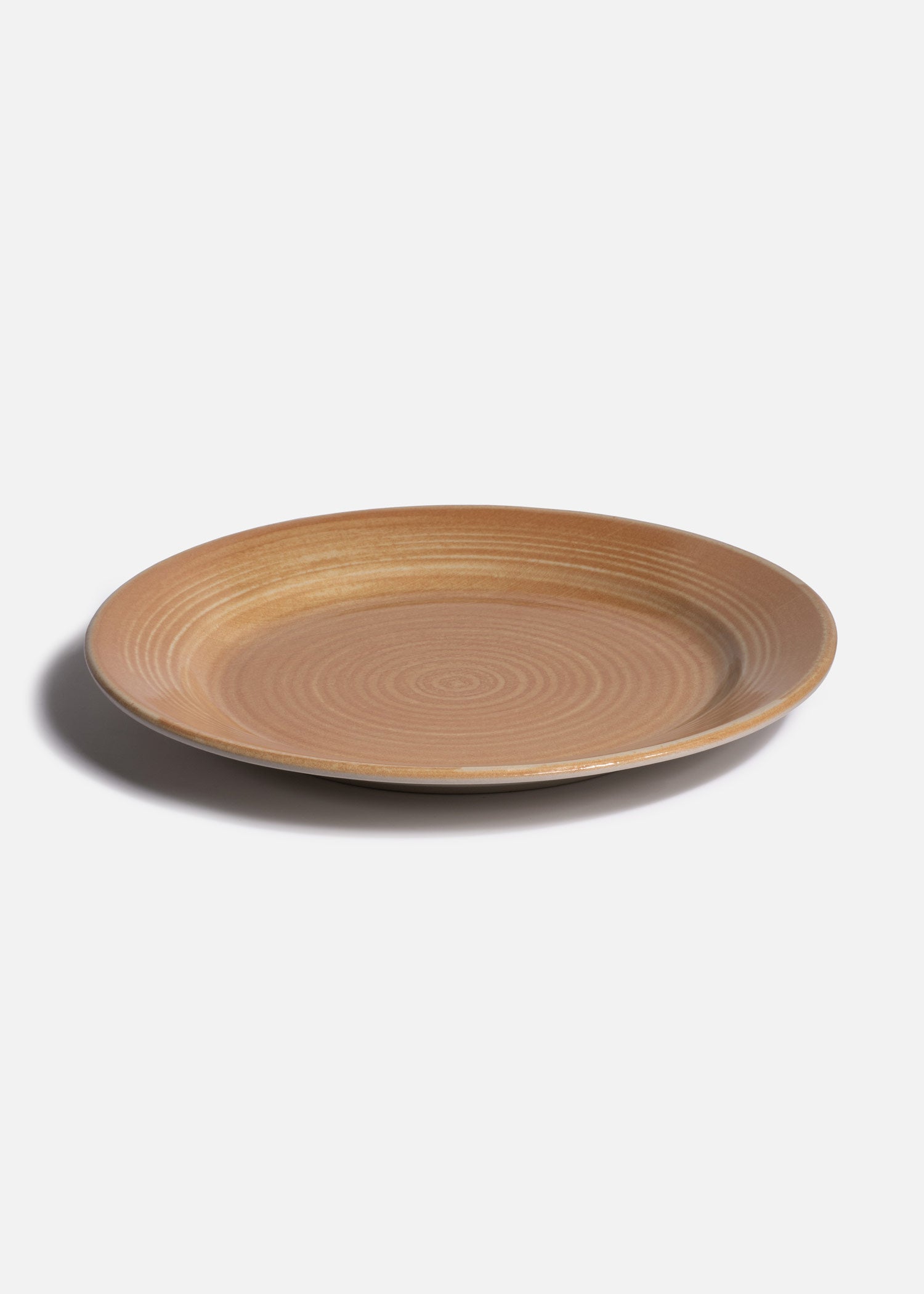 Plato de cerámica amarillo de 27 cm para platos principales