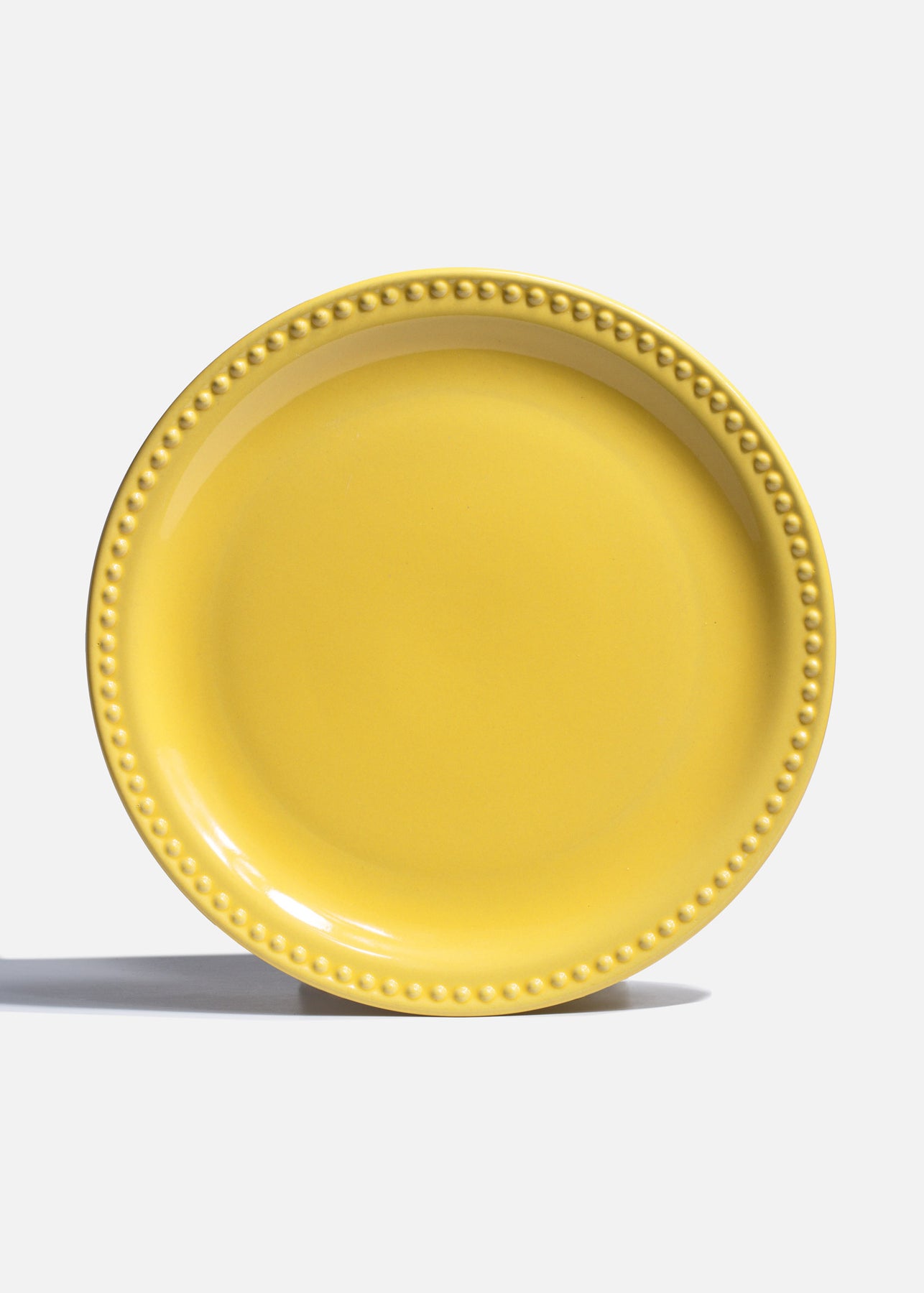 Plato trinche de cerámica amarillo Monet de 27 cm