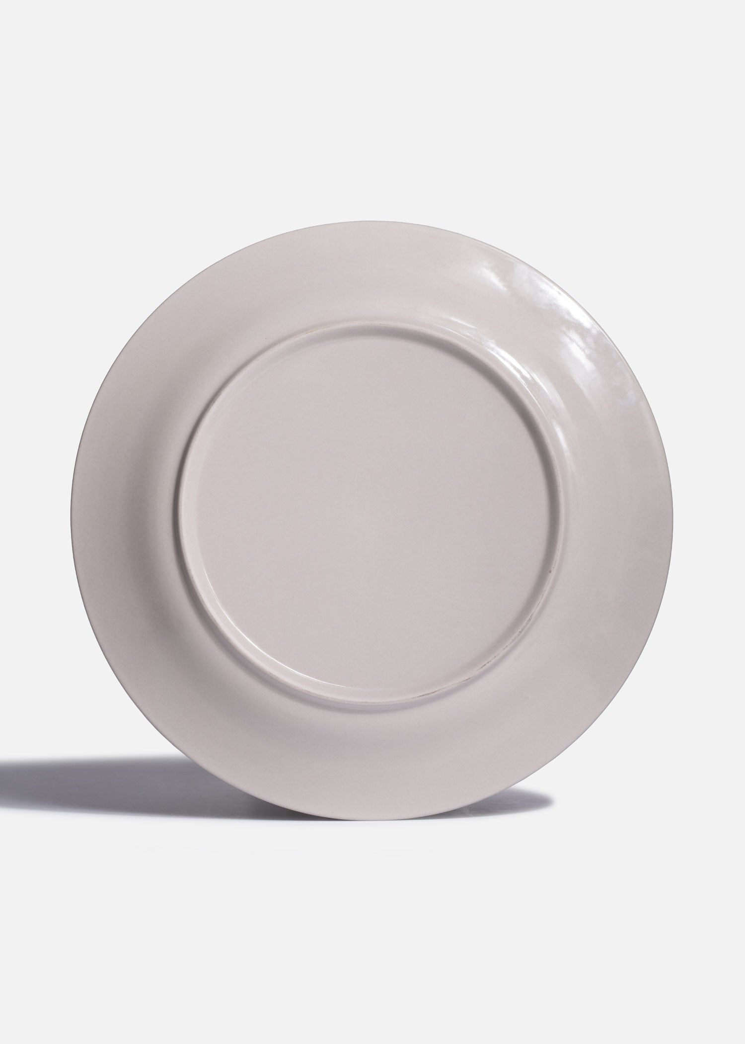Detalle del diseño concéntrico del plato México Lindo azul