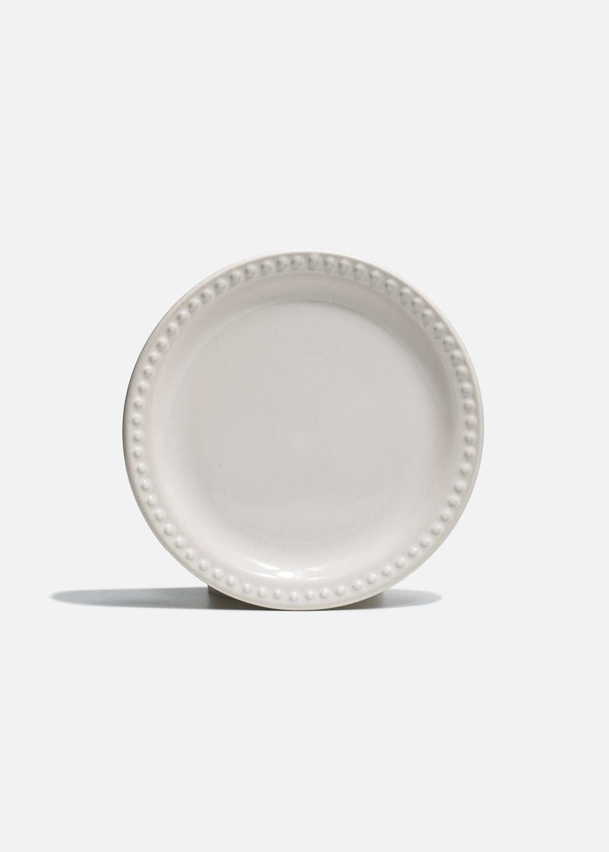 Plato trinche de cerámica blanco Monet de 19 cm