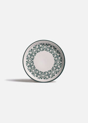 Plato trinche de cerámica Talavera Verde Ø 18 cm