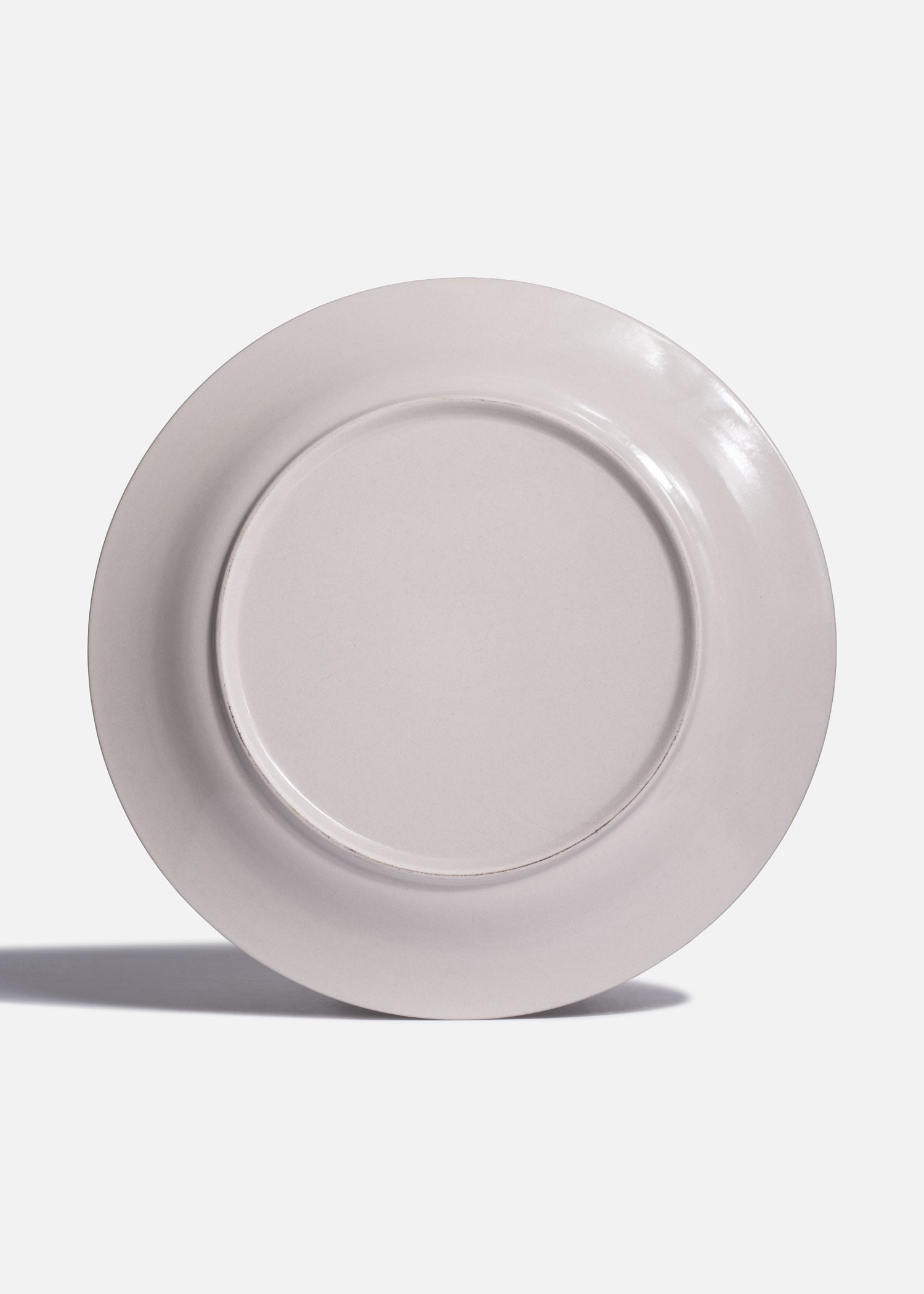 Detalle del diseño concéntrico del plato México Lindo morado
